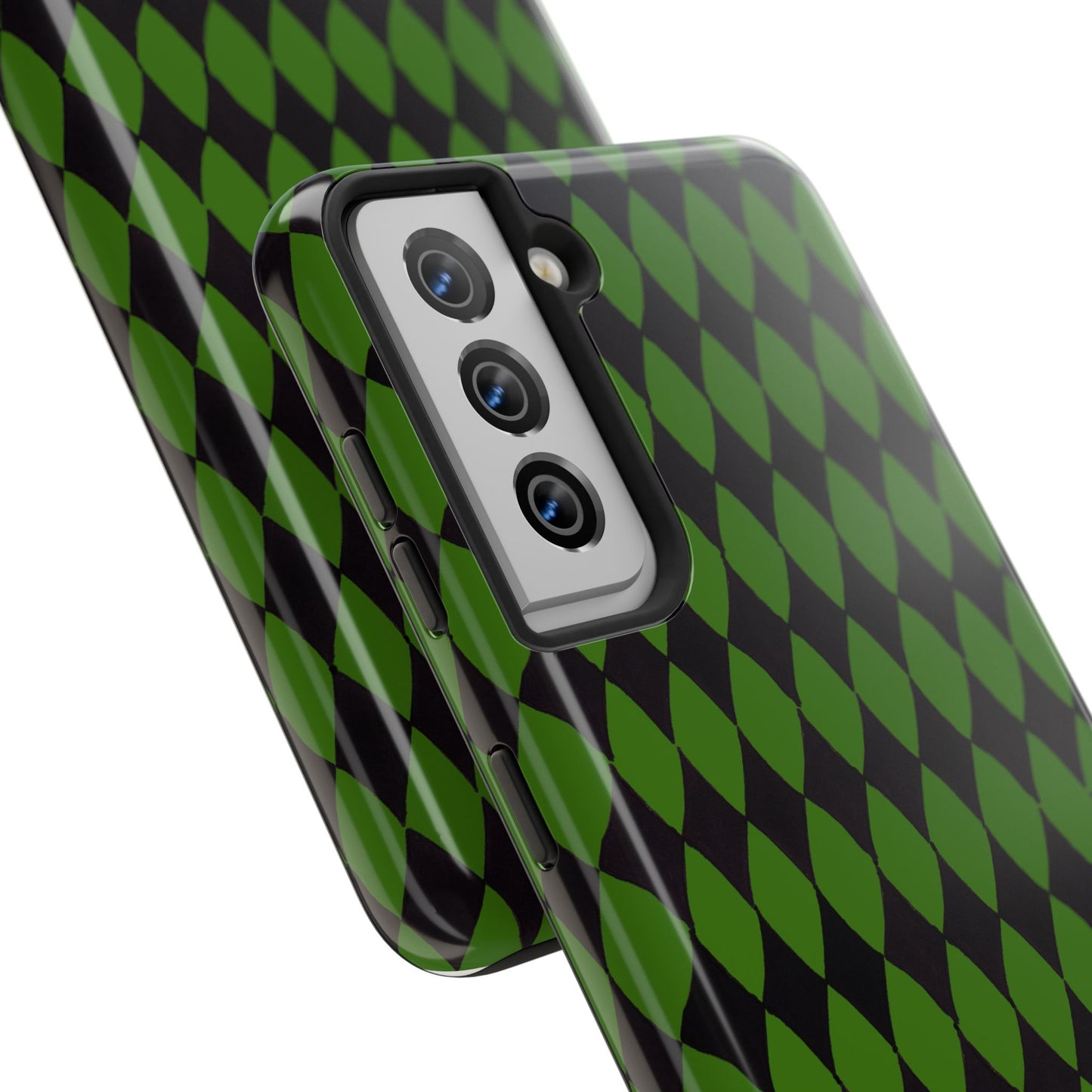 Diamond Green / Black Phone Case