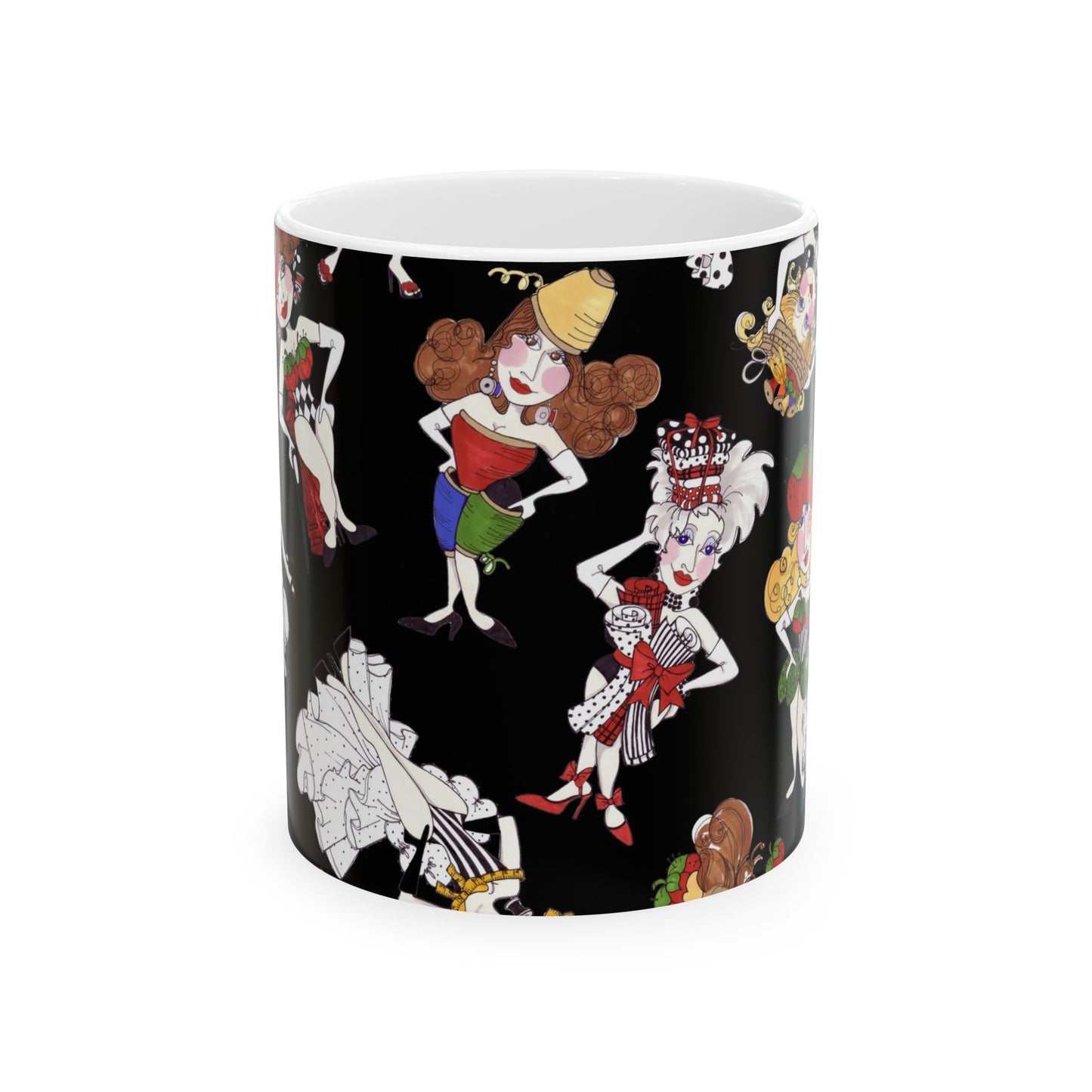 Sew Tossed Black Cup