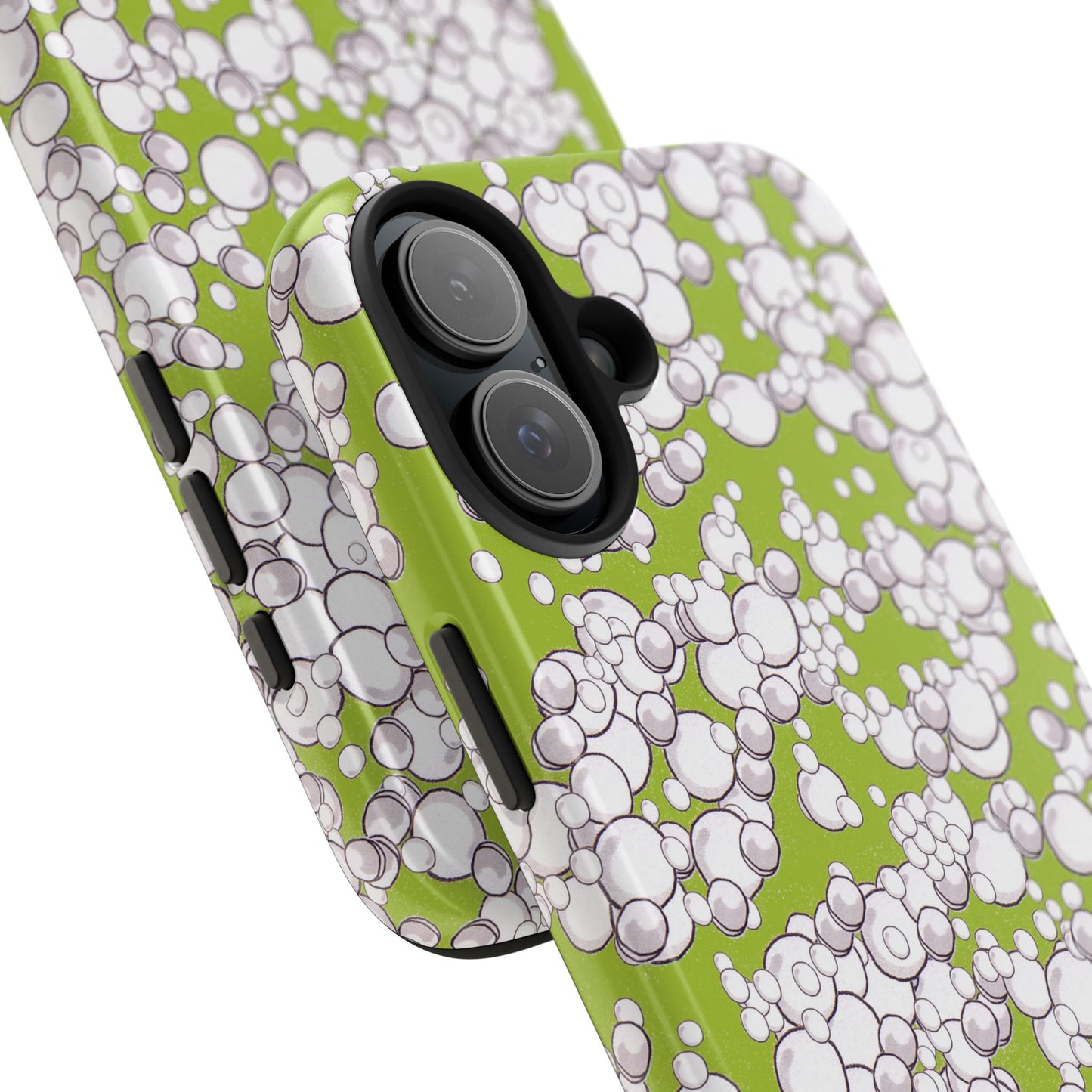 Bubble Dots Green Phone Case