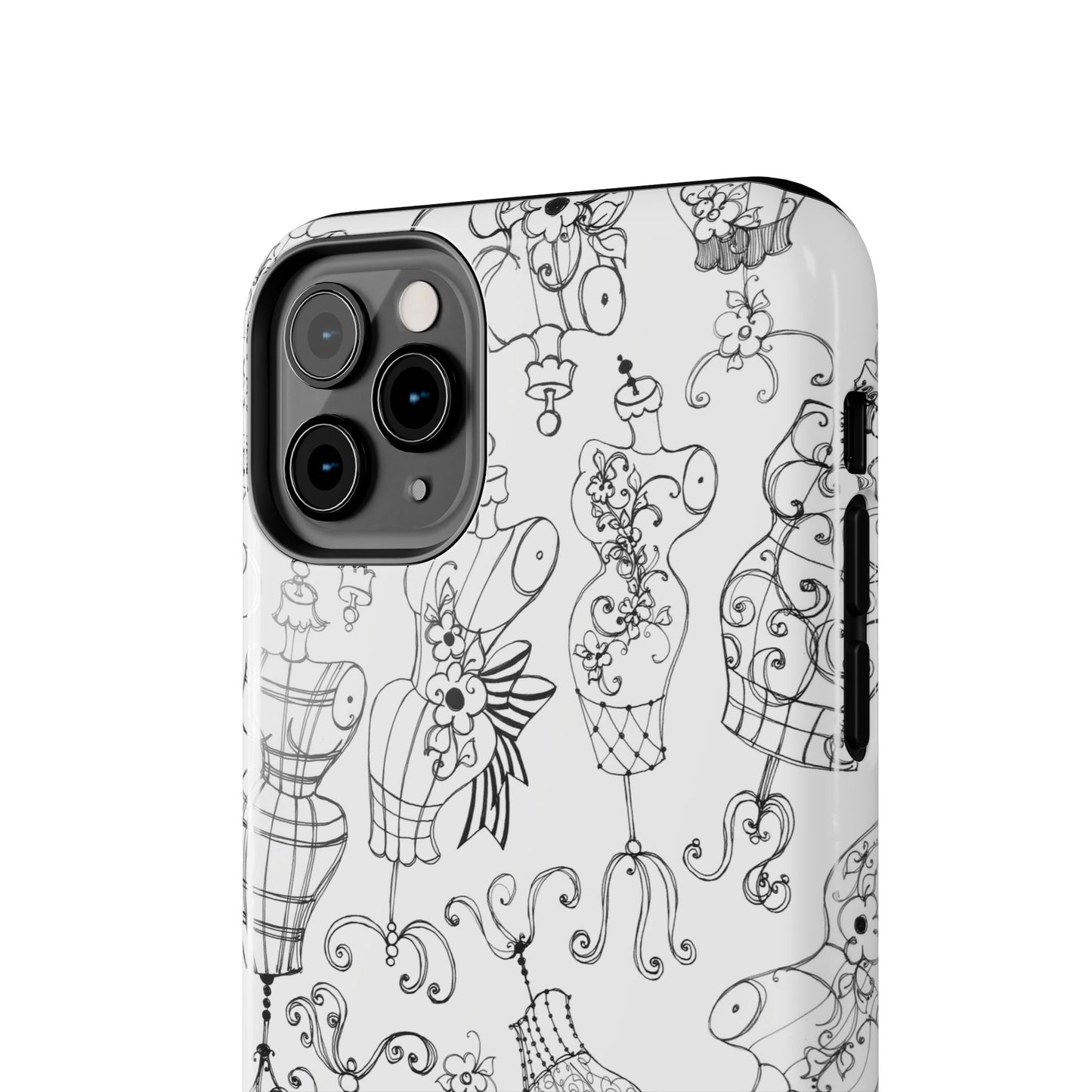 Mannequinique White / Black Phone Case