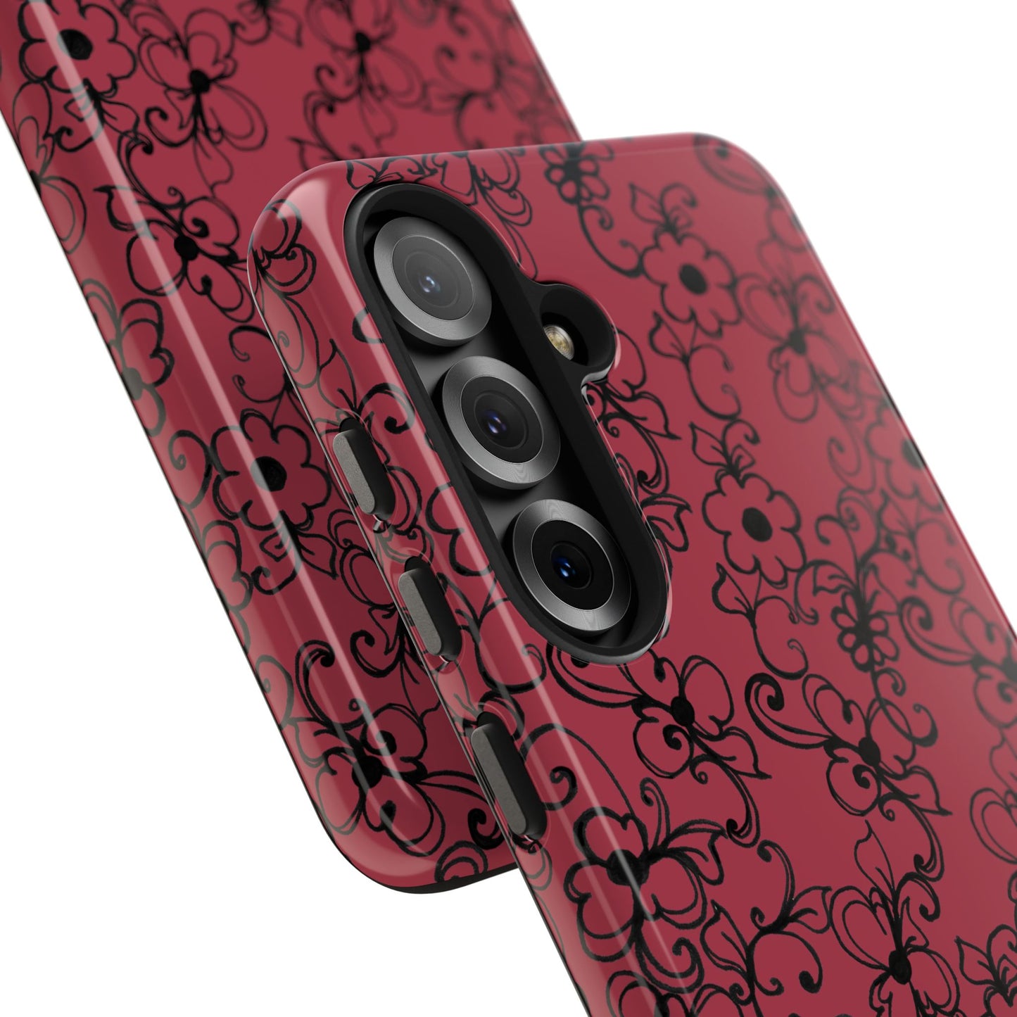 Daisy Jungle Red Phone Case