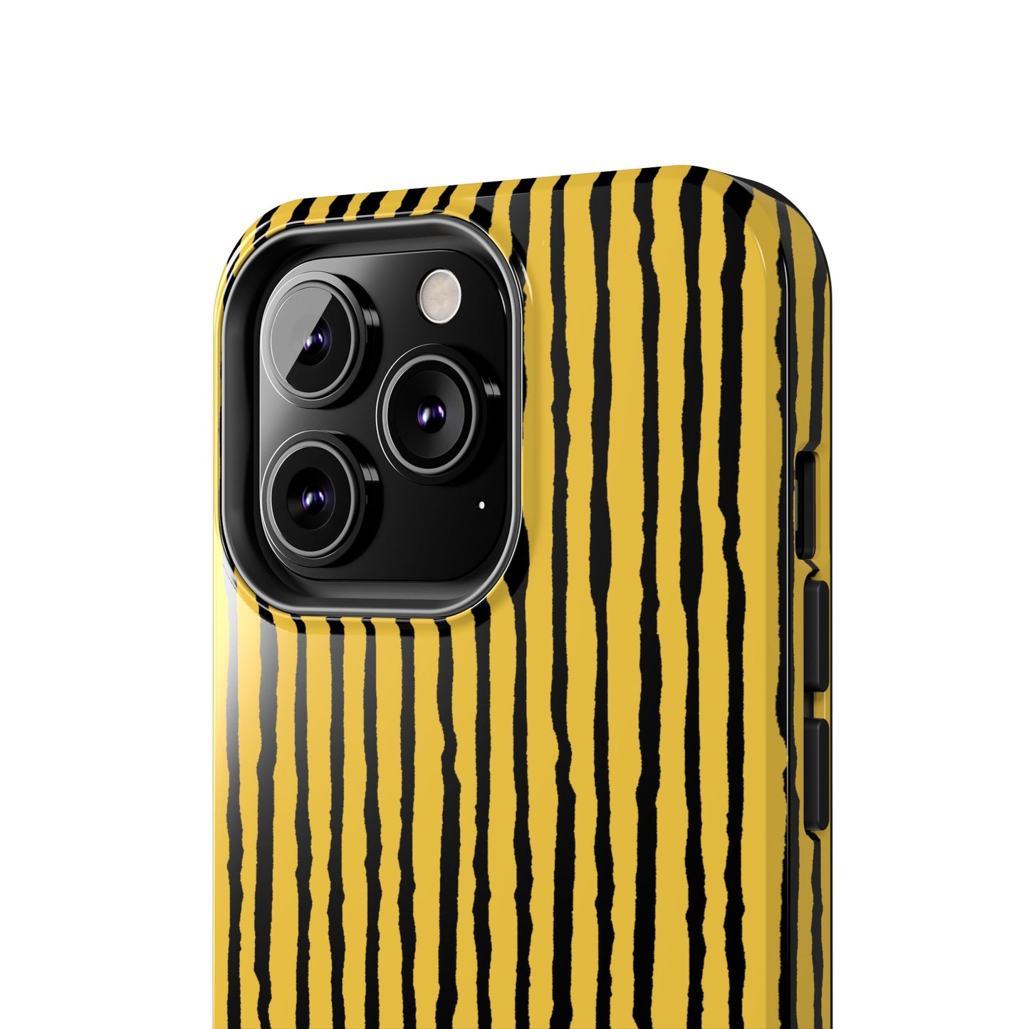 Sorta Stripe Yellow / Black Phone Case