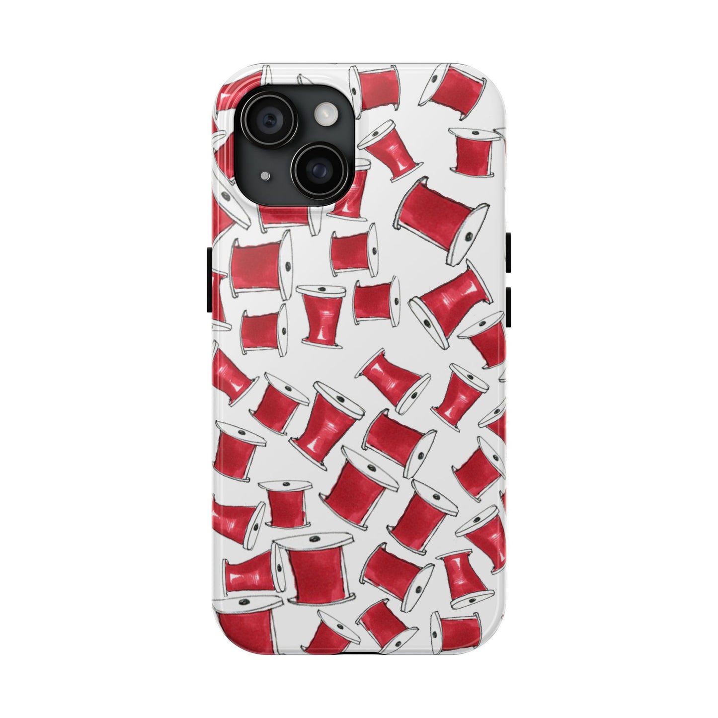 Red Thread White Phone Case