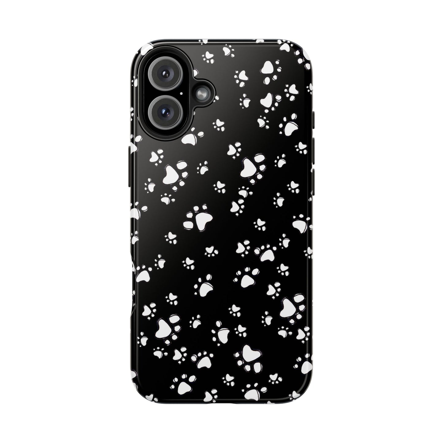 Paw Flakes Black Phone Case