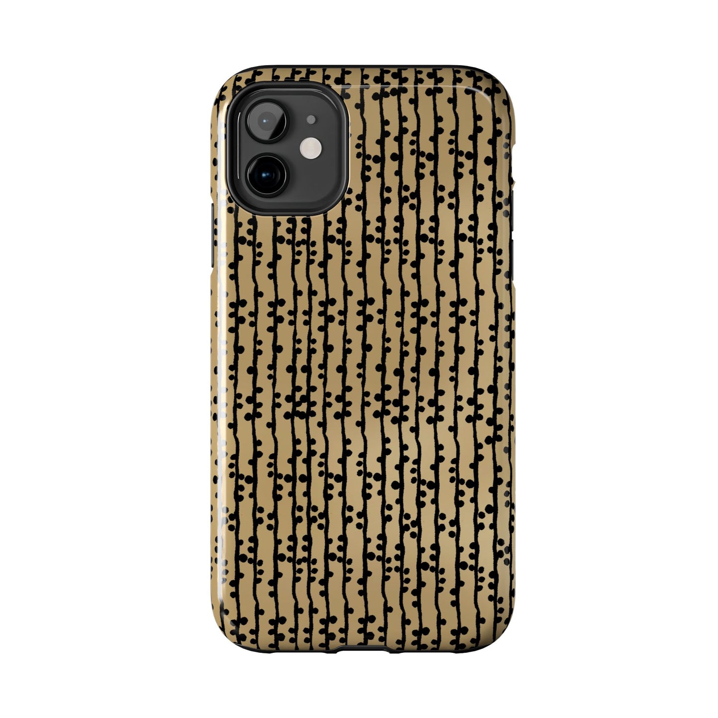 Loopy Stripe Tan Phone Case