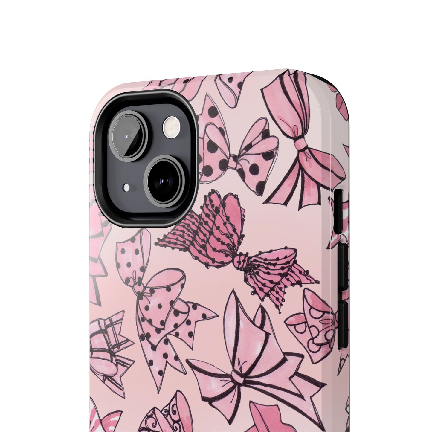 Blushing Bows Pink Sky Phone Case