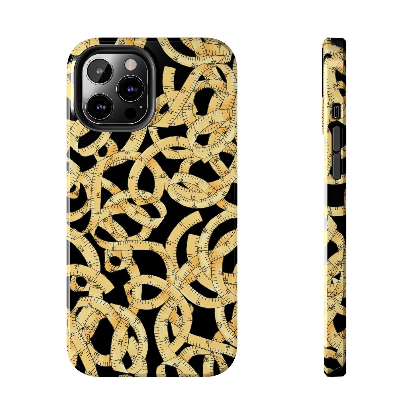 Tape Tangle Black Phone Case