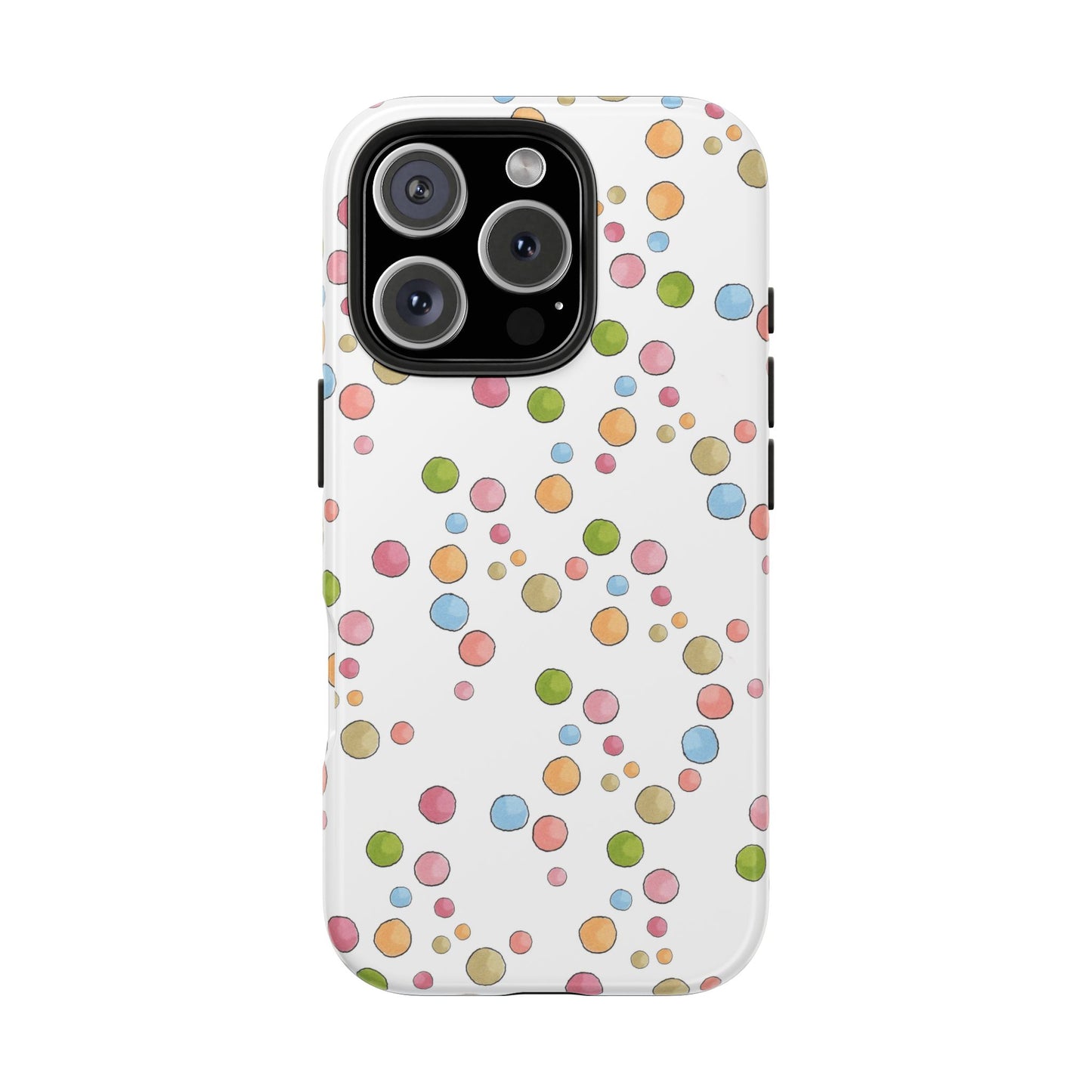 Clown Dots White Phone Case