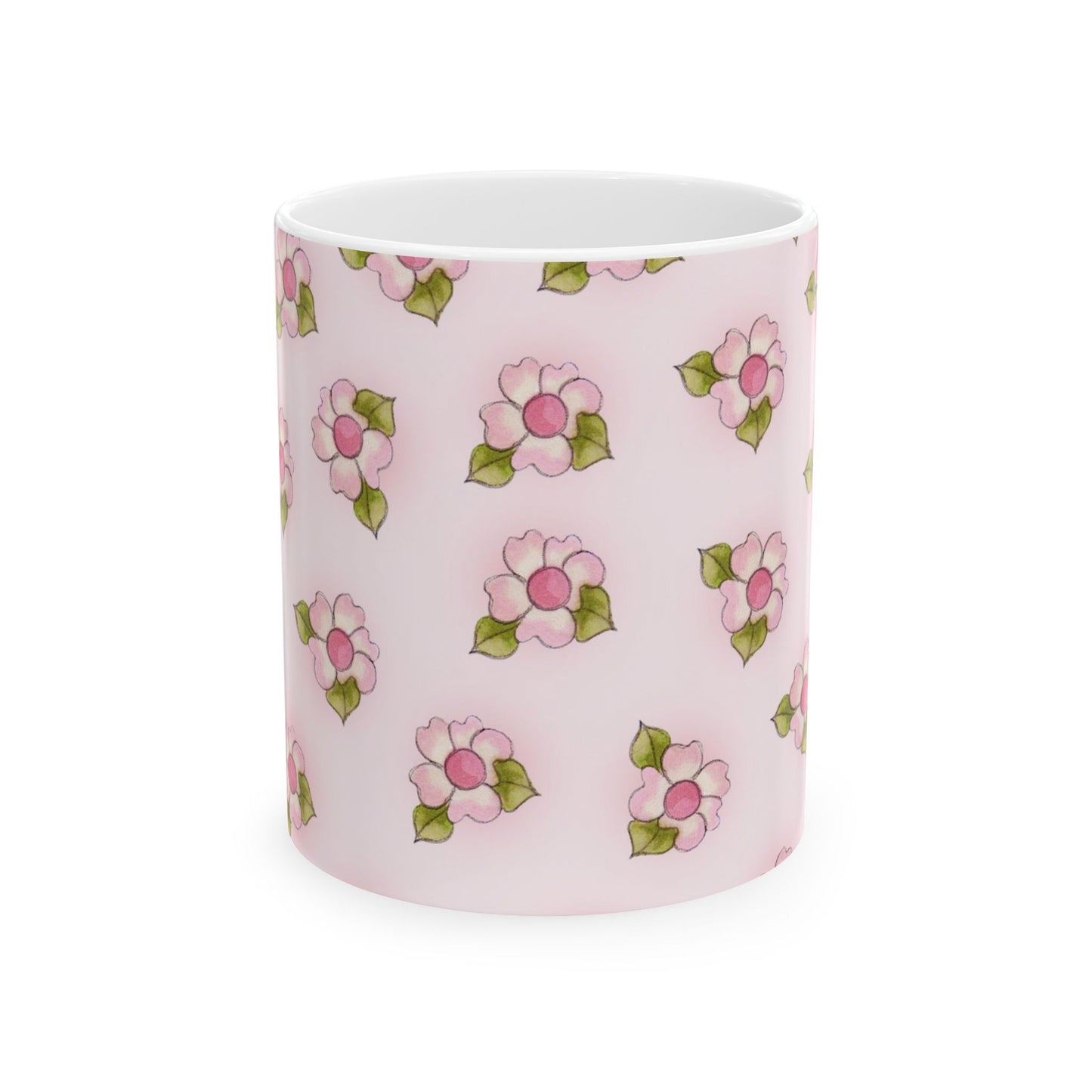 Daisy Delight Light Pink Cup