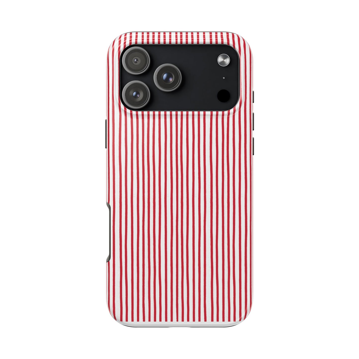 Candy Stripe White / Red Phone Case