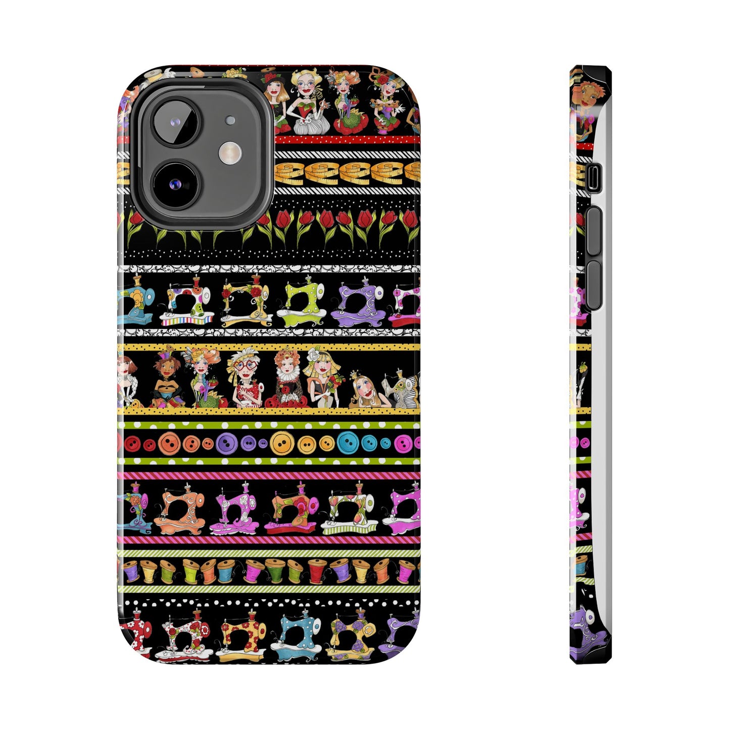 Curious Border Black Phone Case