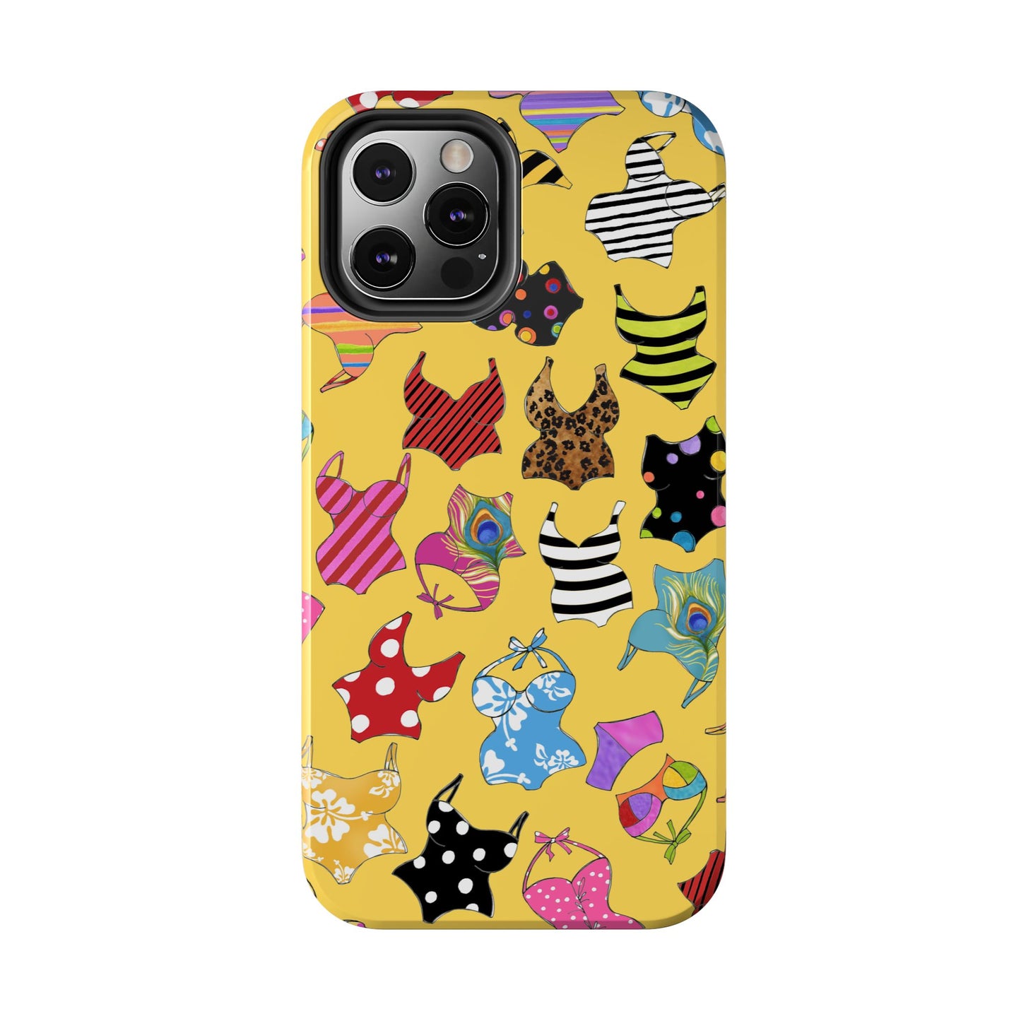 Assorted Suits Yellow Phone Case