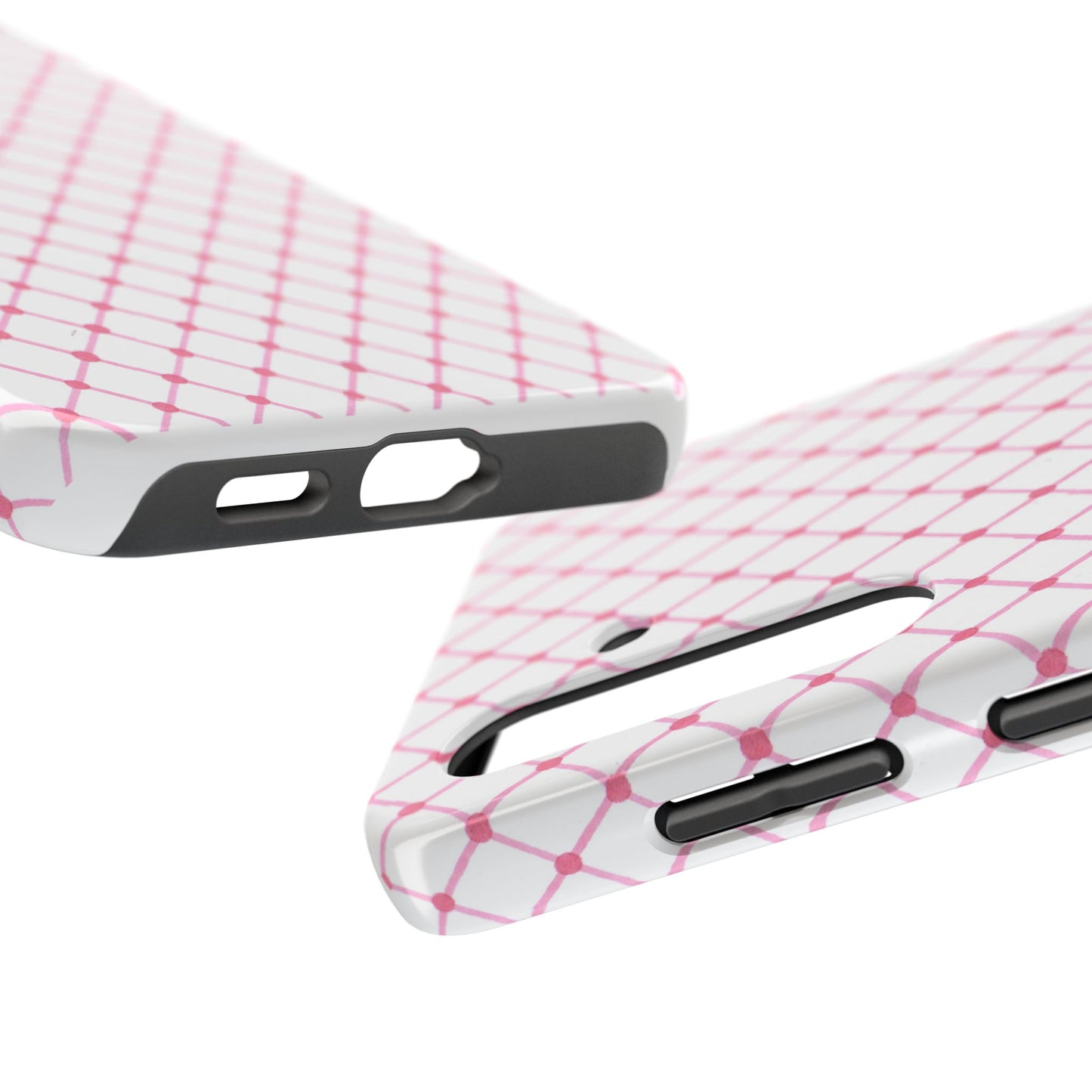Diamond White / Pink Phone Case