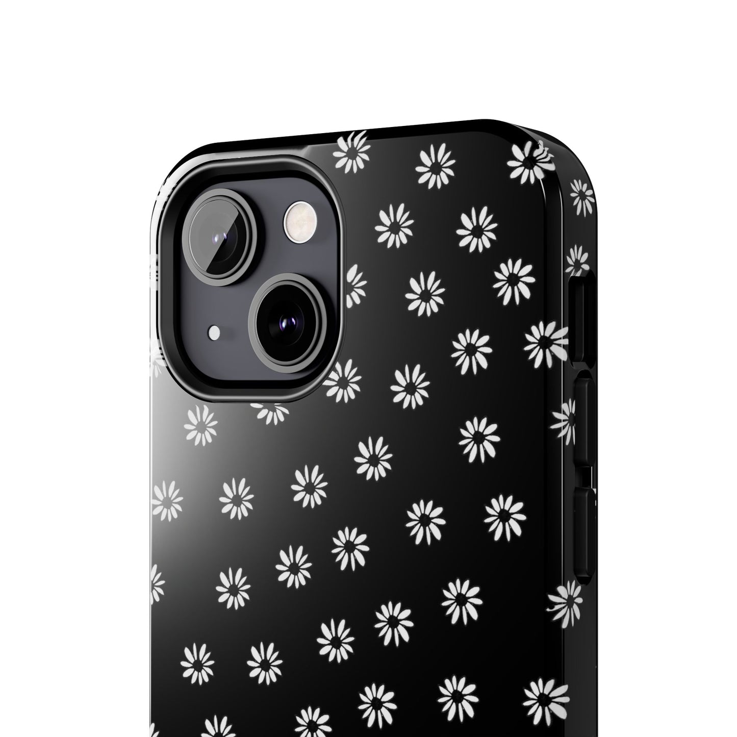 Daisy Dot Black / White Phone Case