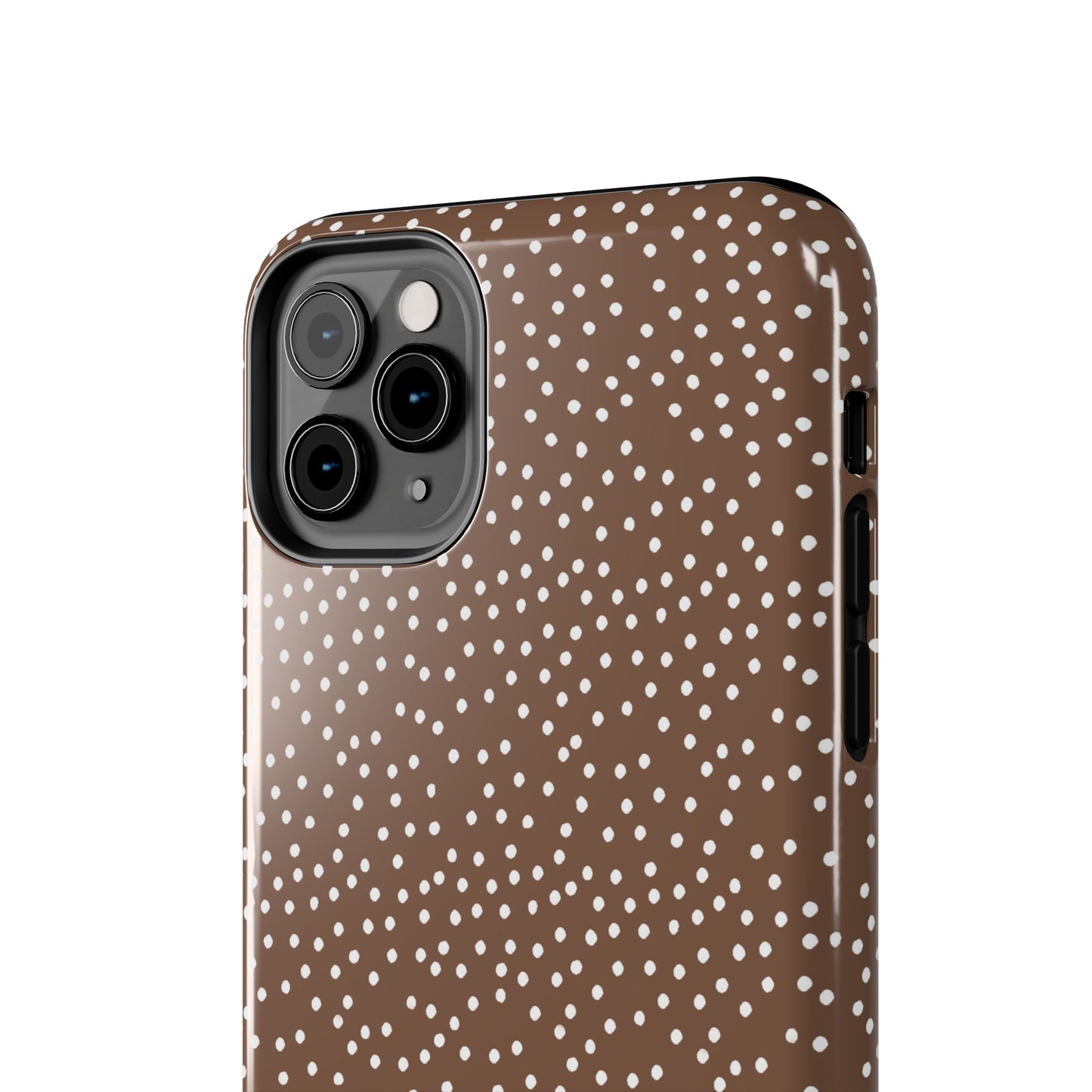 Dottible Chocolate / White Phone Case