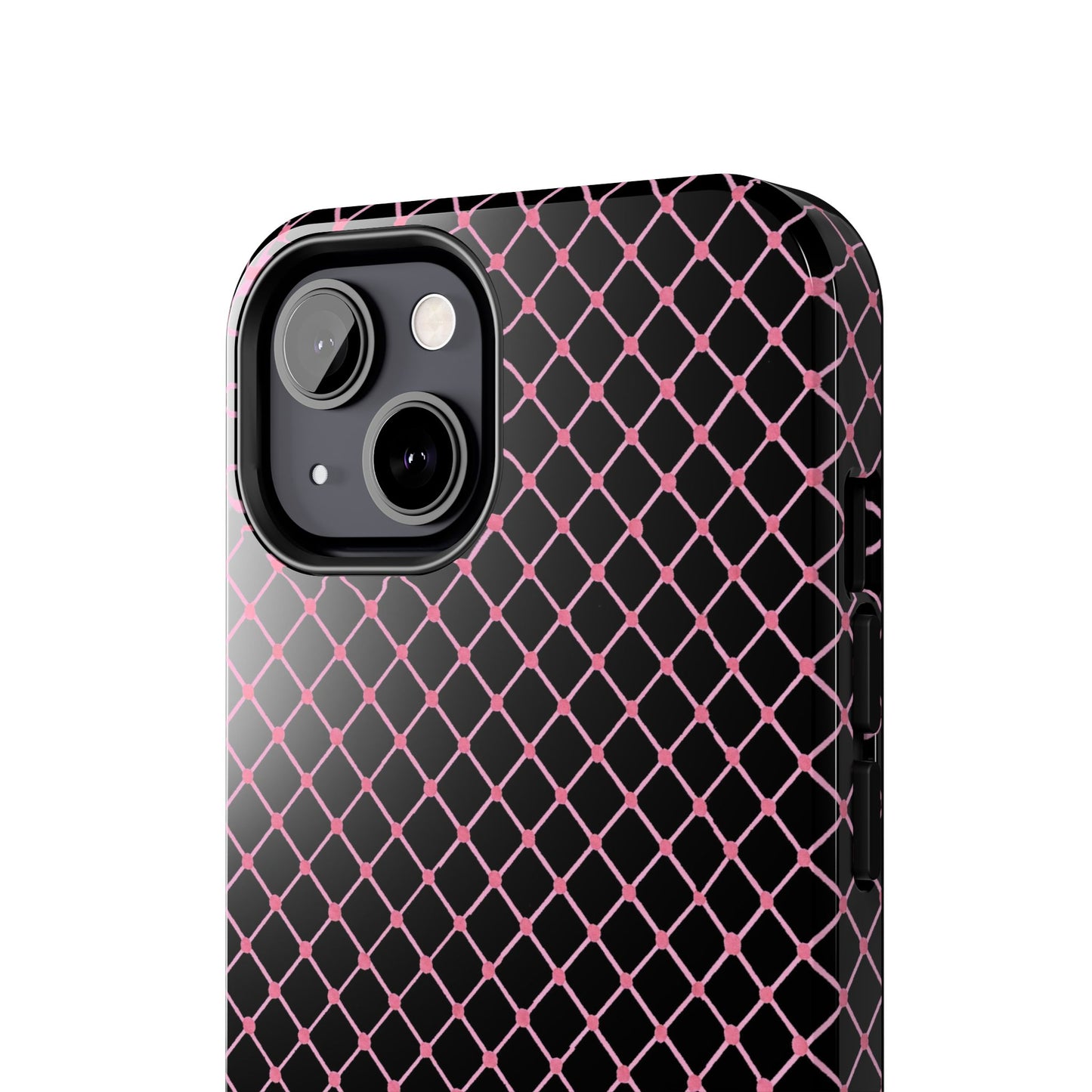 Cyclone Fence Black / Pink Phone Case