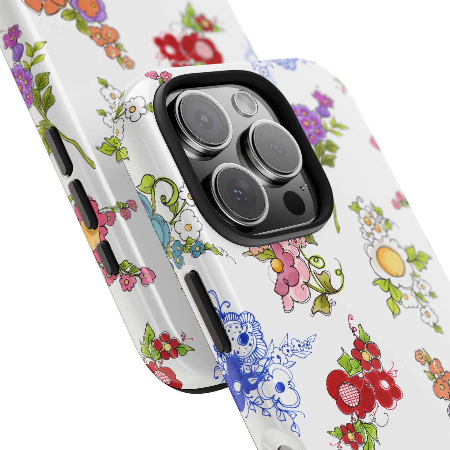 Mixed Bouquets White Phone Case