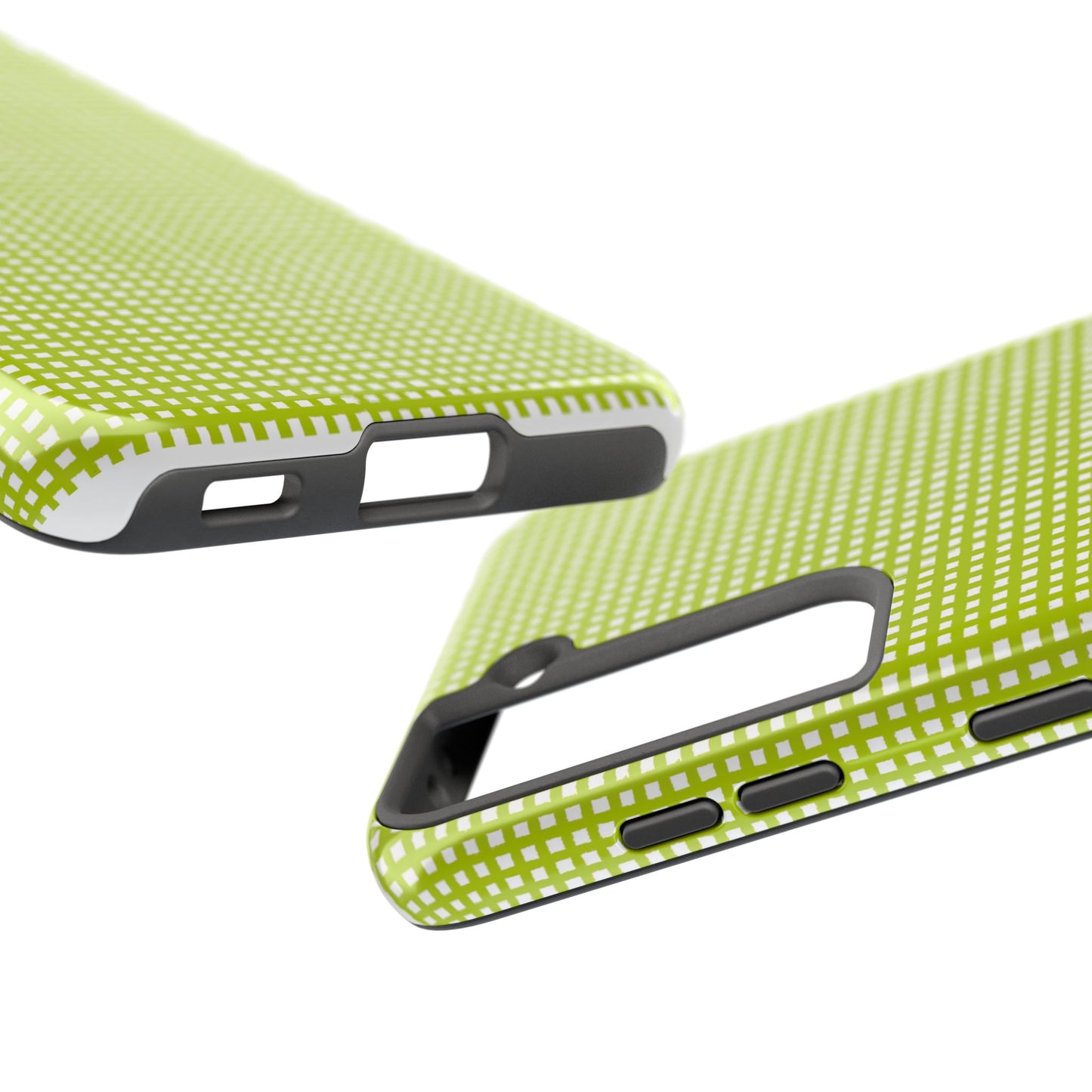 Chipper Check Lime Phone Case