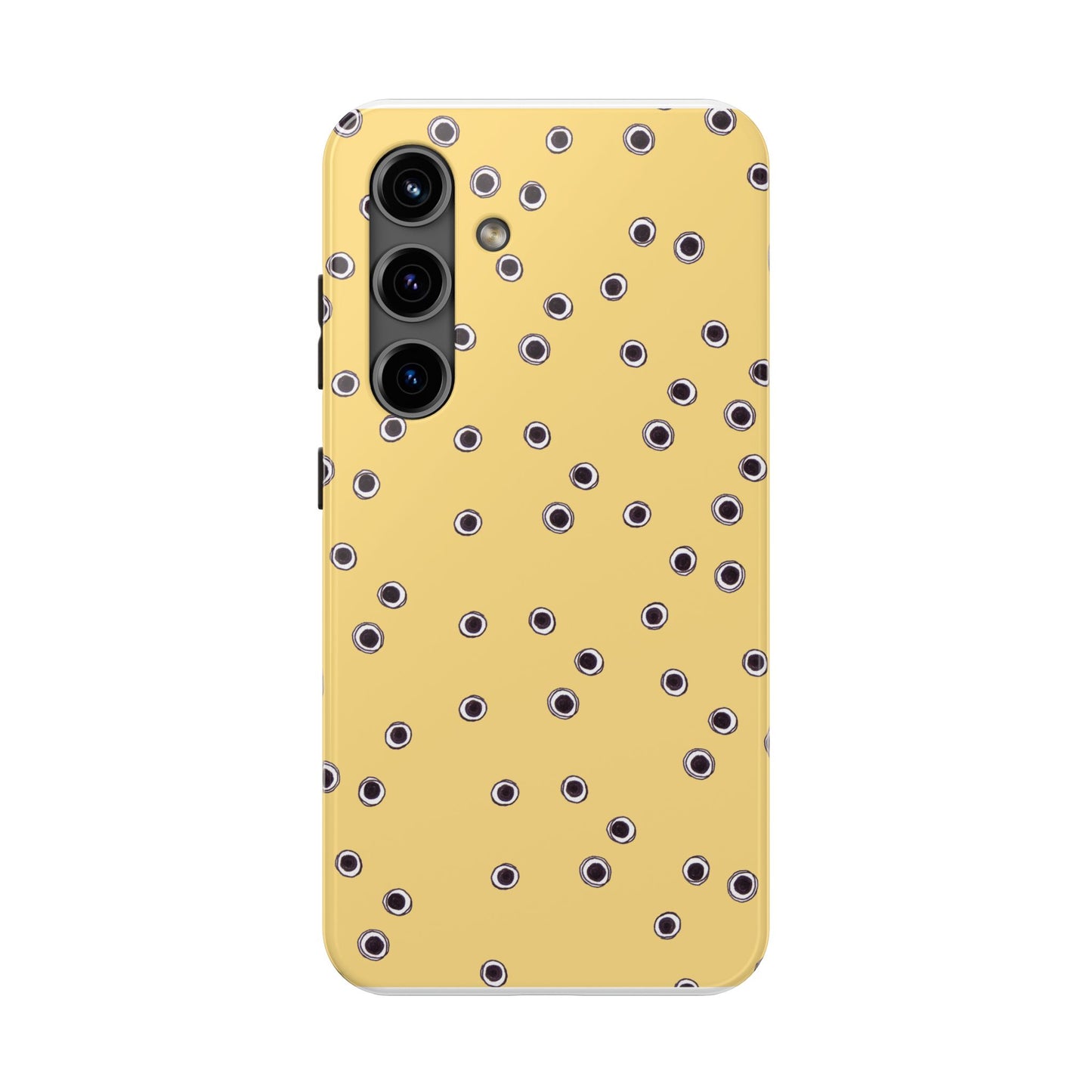 Halo Dots Yellow Phone Case
