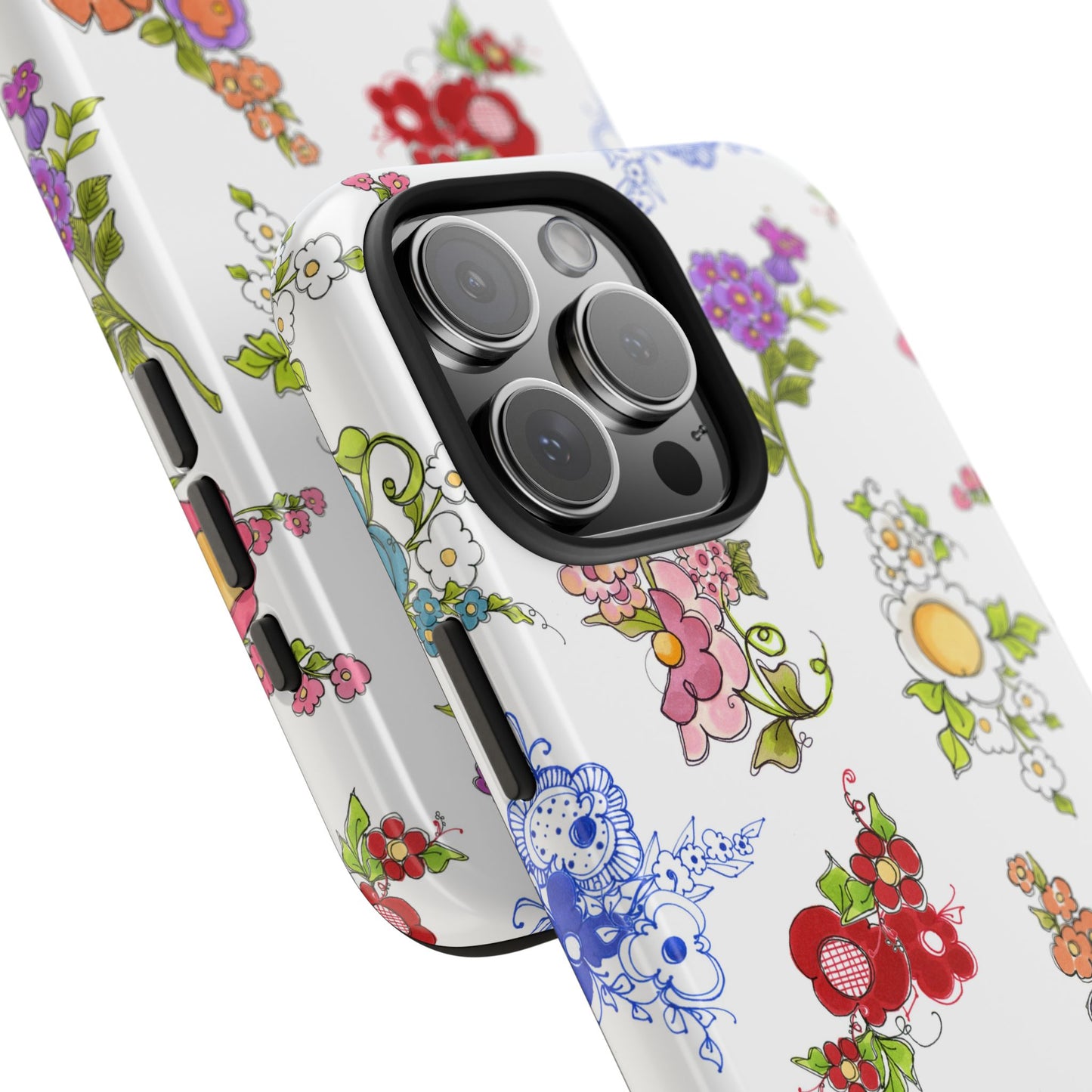 Mixed Bouquets White Phone Case