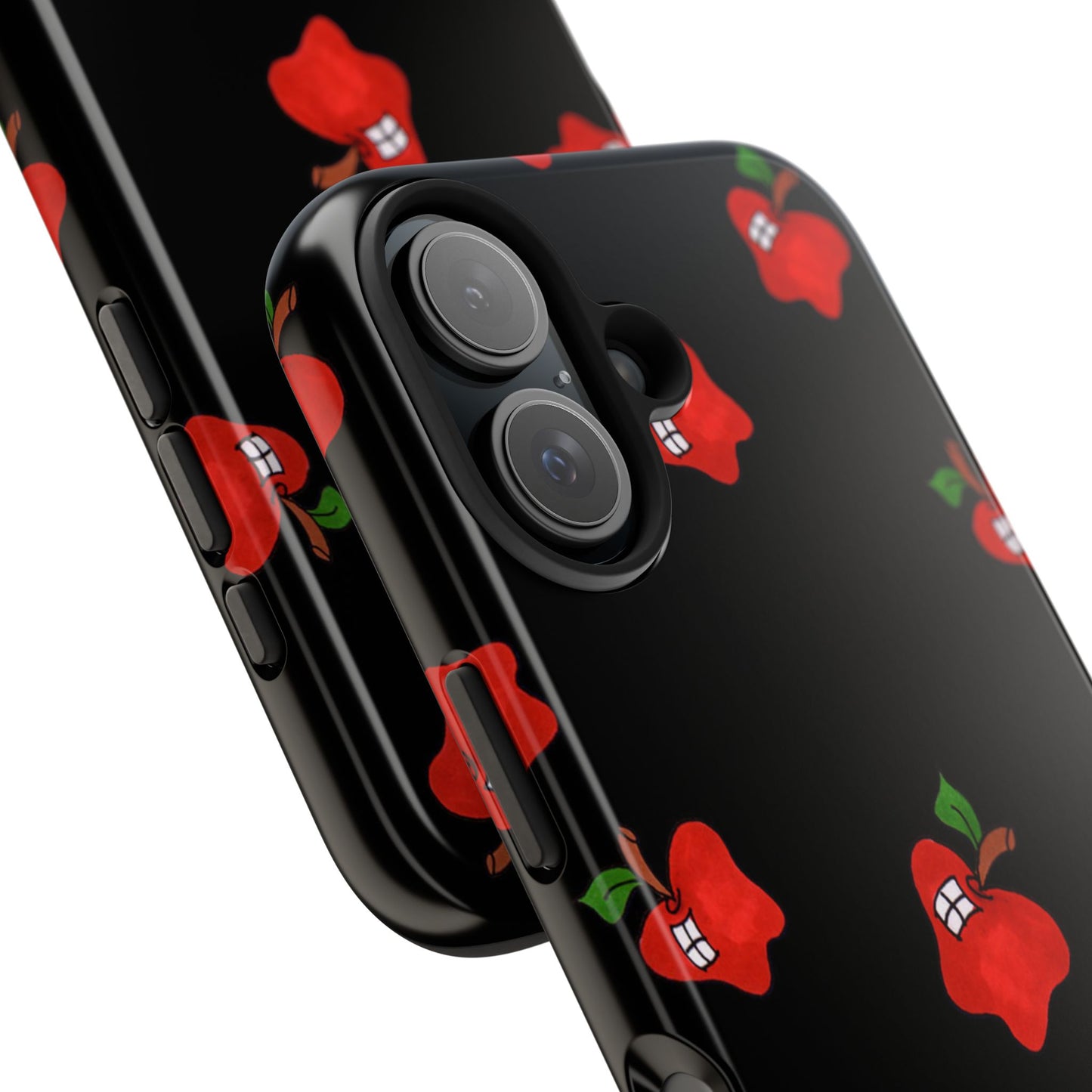 Flying Apples Black Phone Case