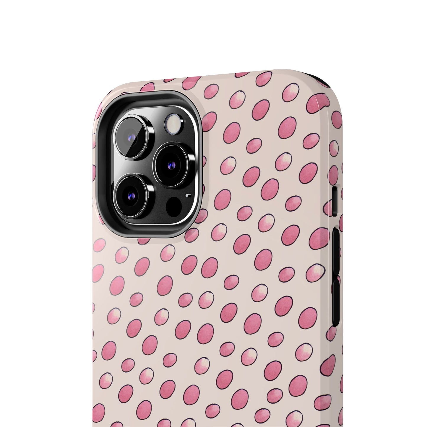 Egg Dots Vanilla / Pink Phone Case