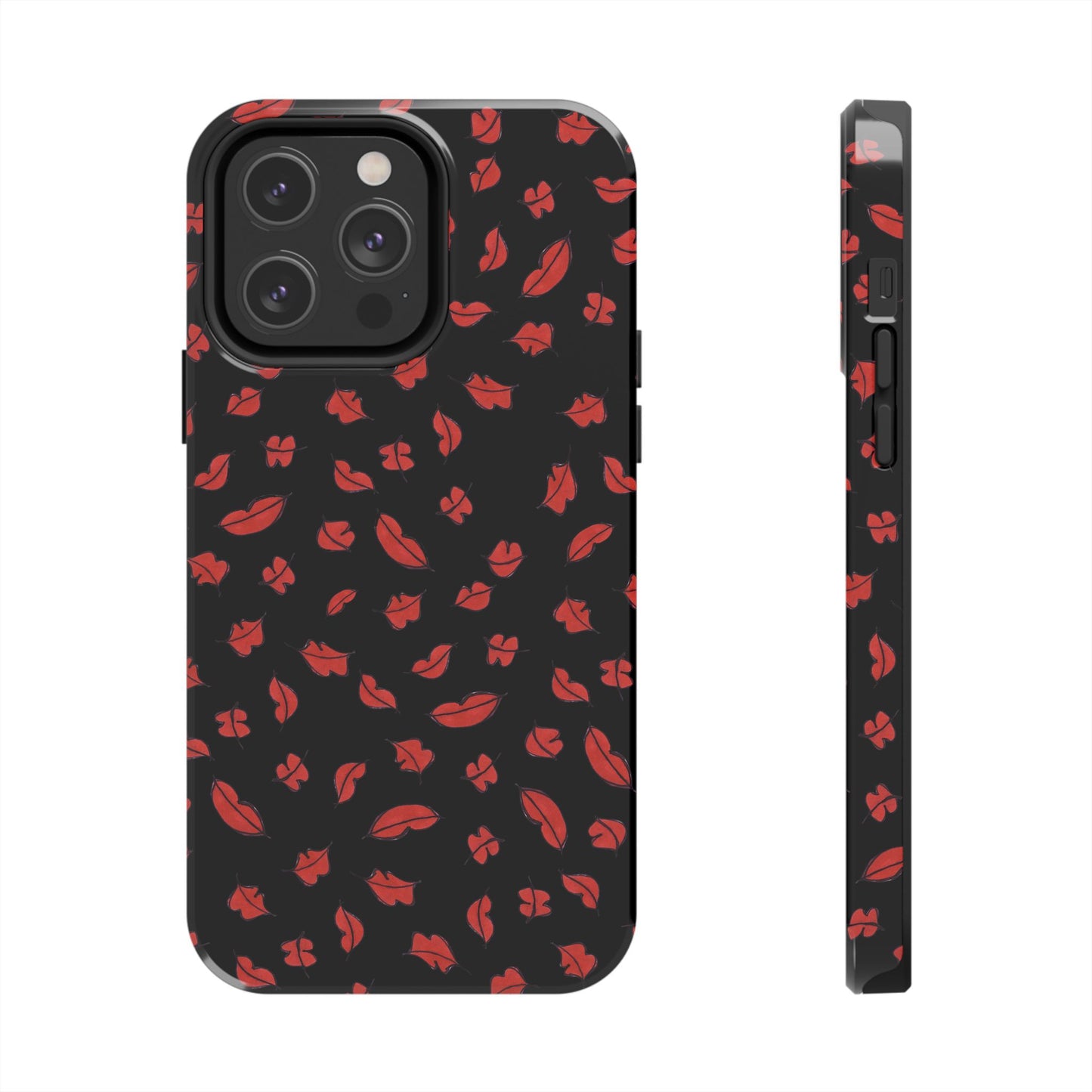 Autumn Lips Black Phone Case
