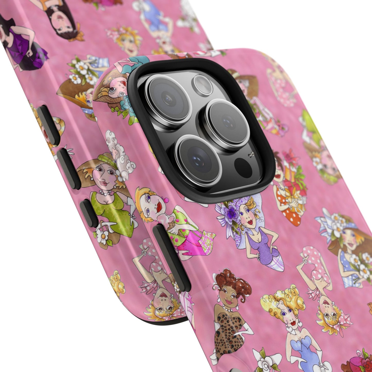 Fast Women Tossed Pink Phone Case