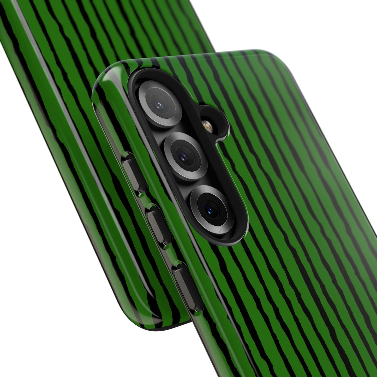 Sorta Stripe Green / Black Phone Case