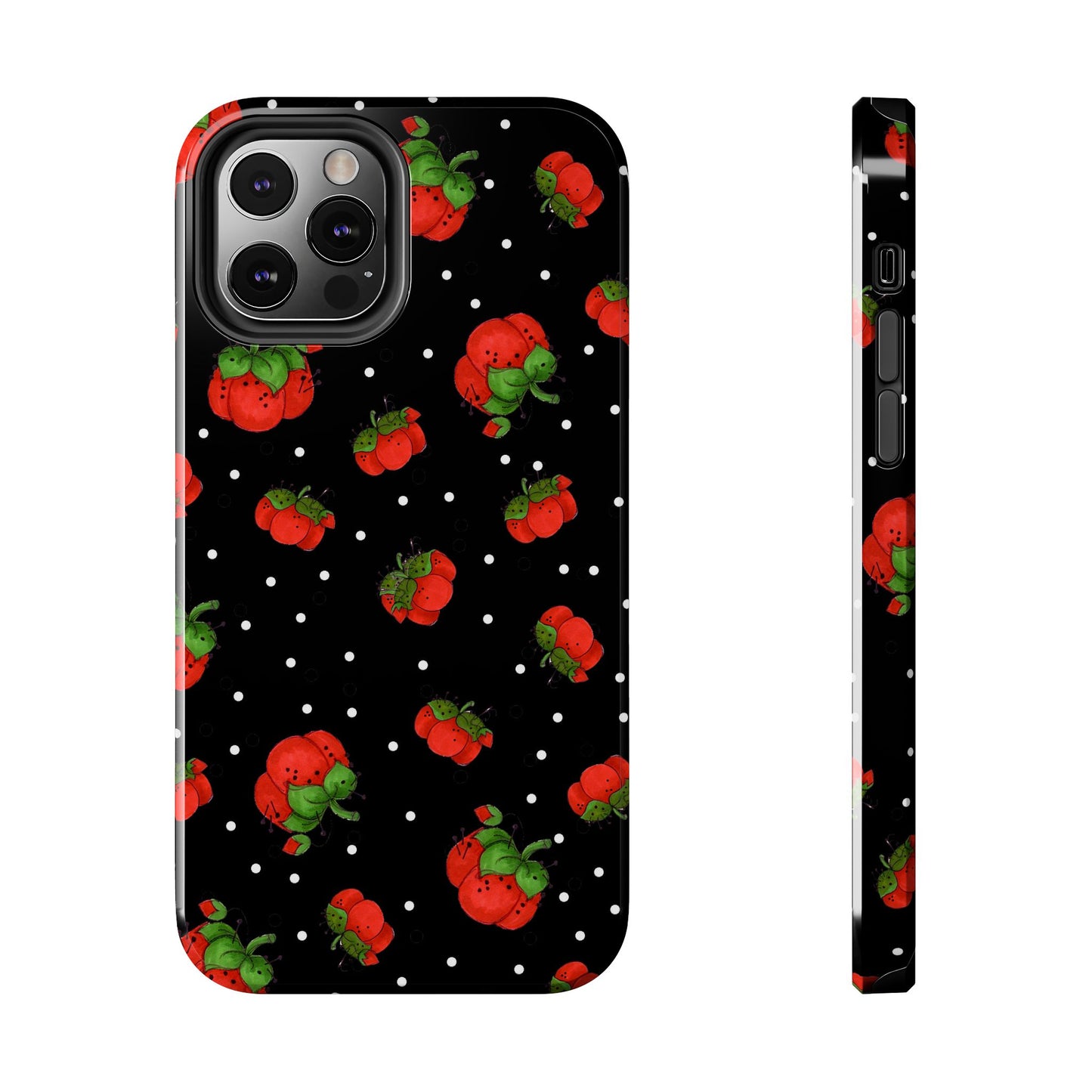 Pin Dots Black Phone Case