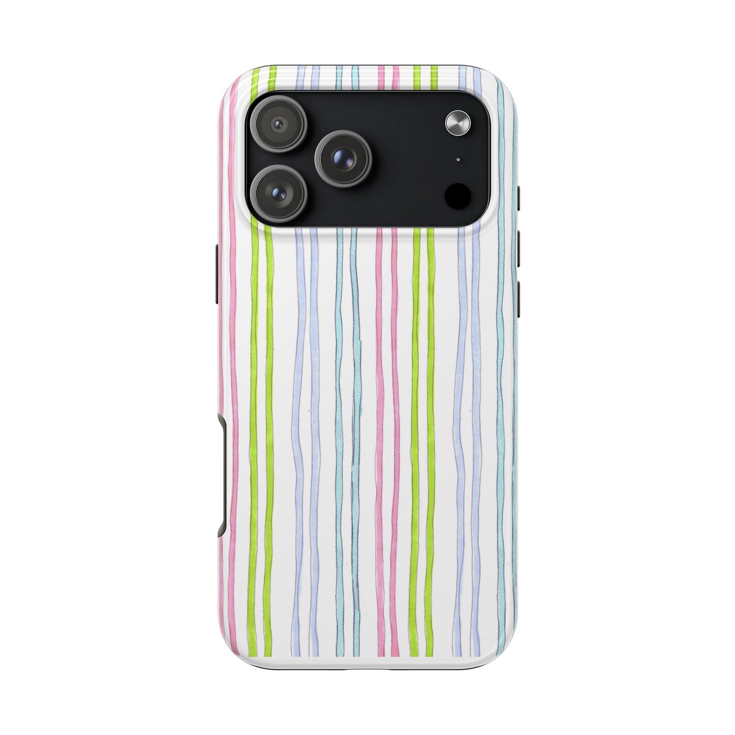 Belle Stripe White Phone Case