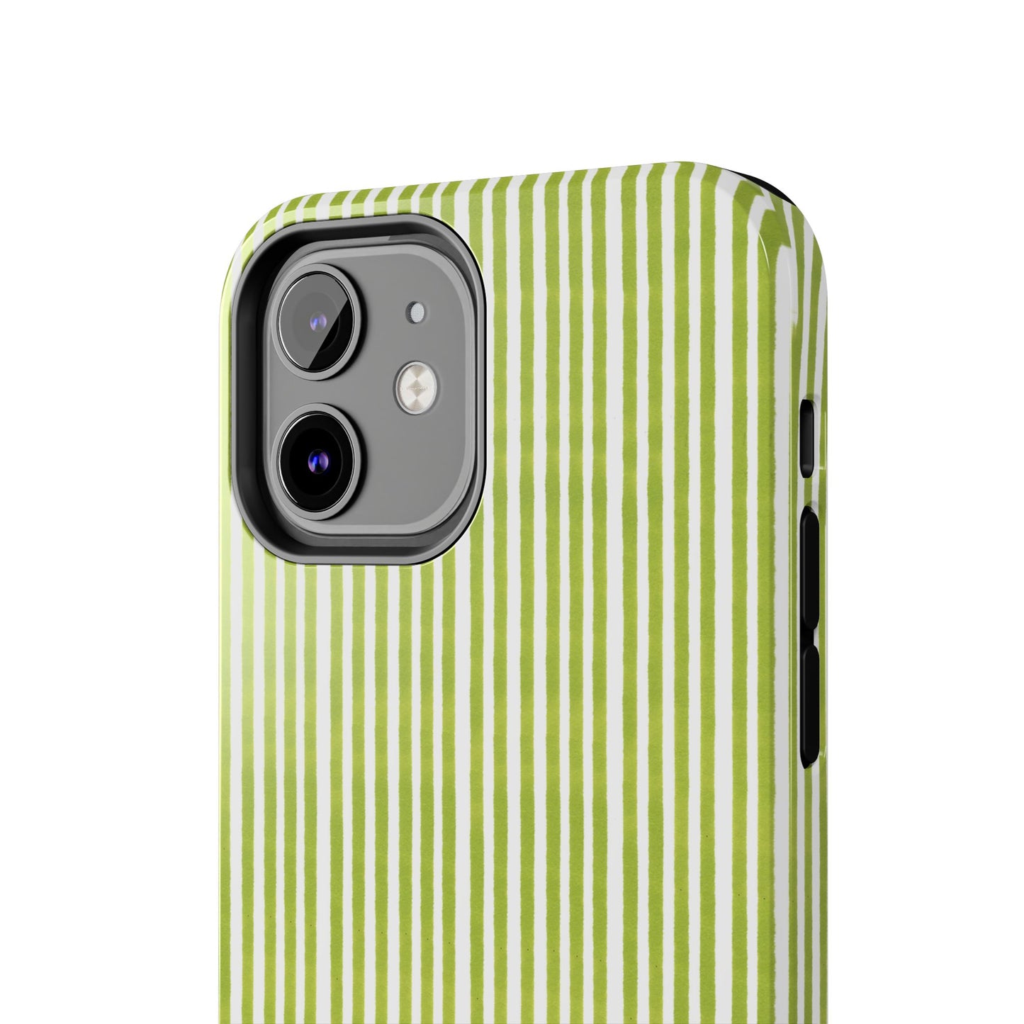 Lazy Stripe Lime Phone Case