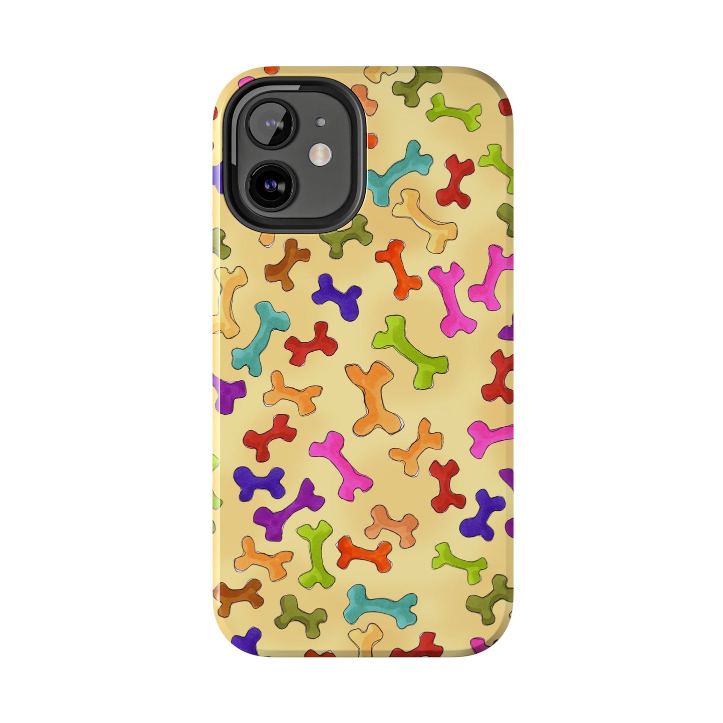 Happy Bones Yellow Phone Case