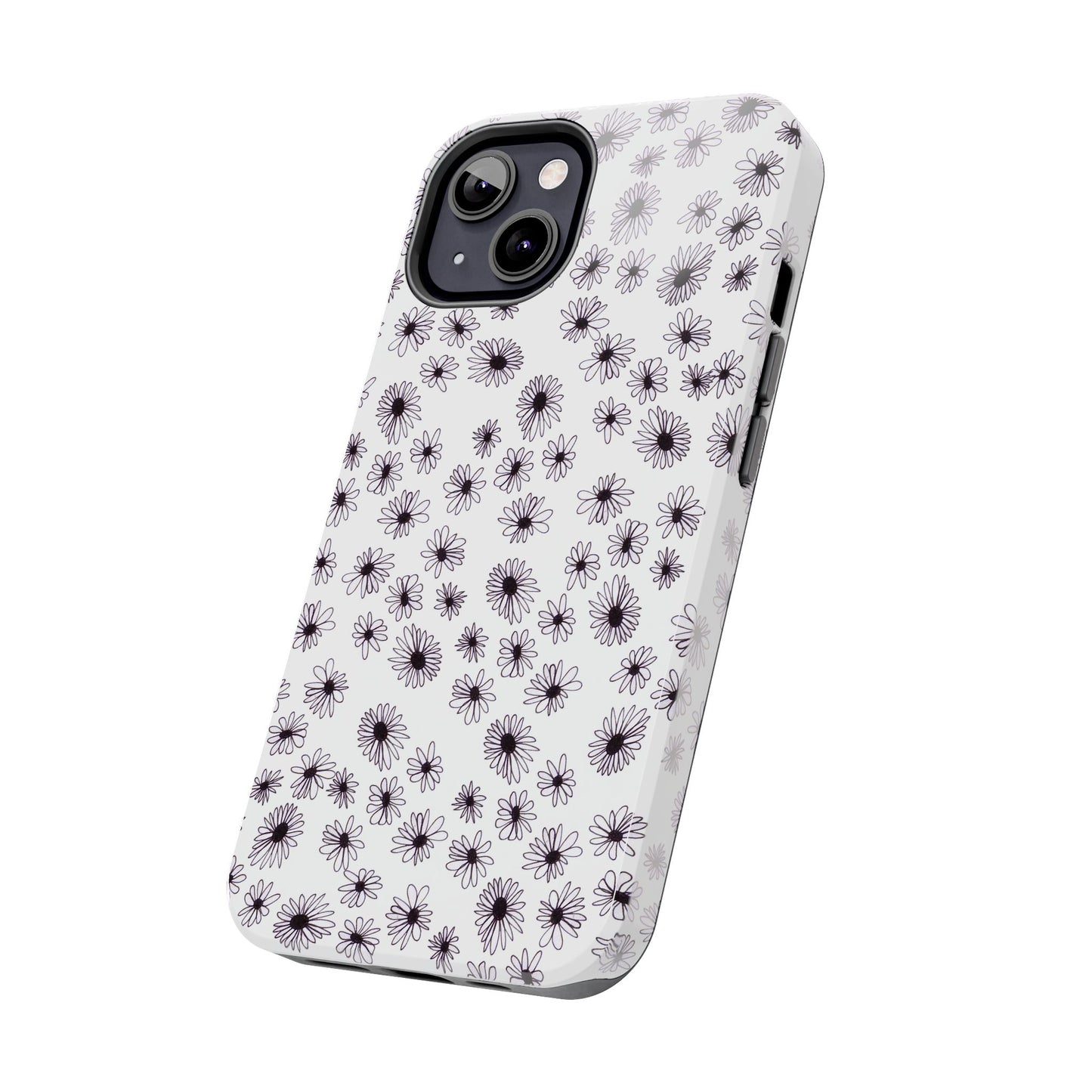 Random Daisy White / Black Phone Case
