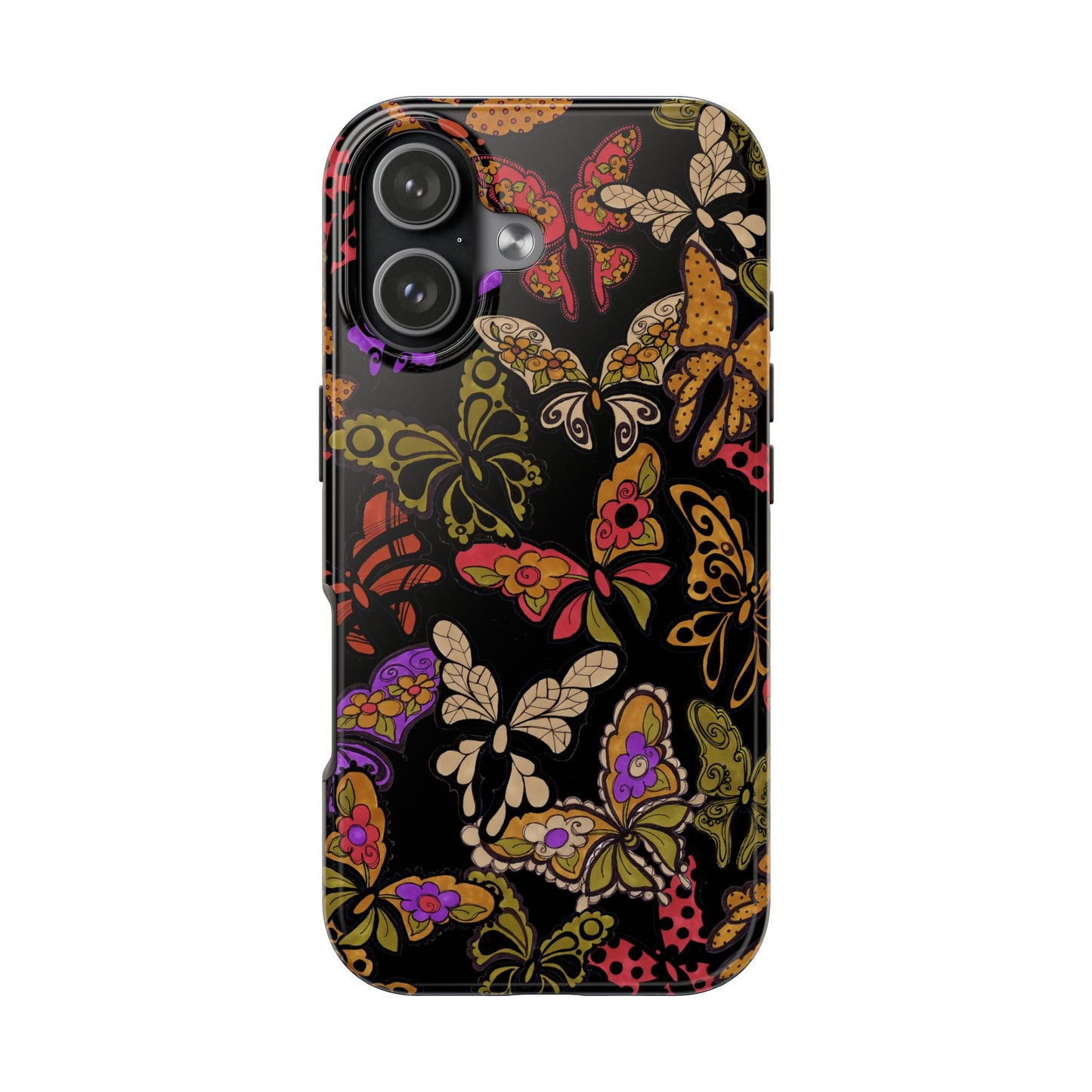 Flighty Black Phone Case