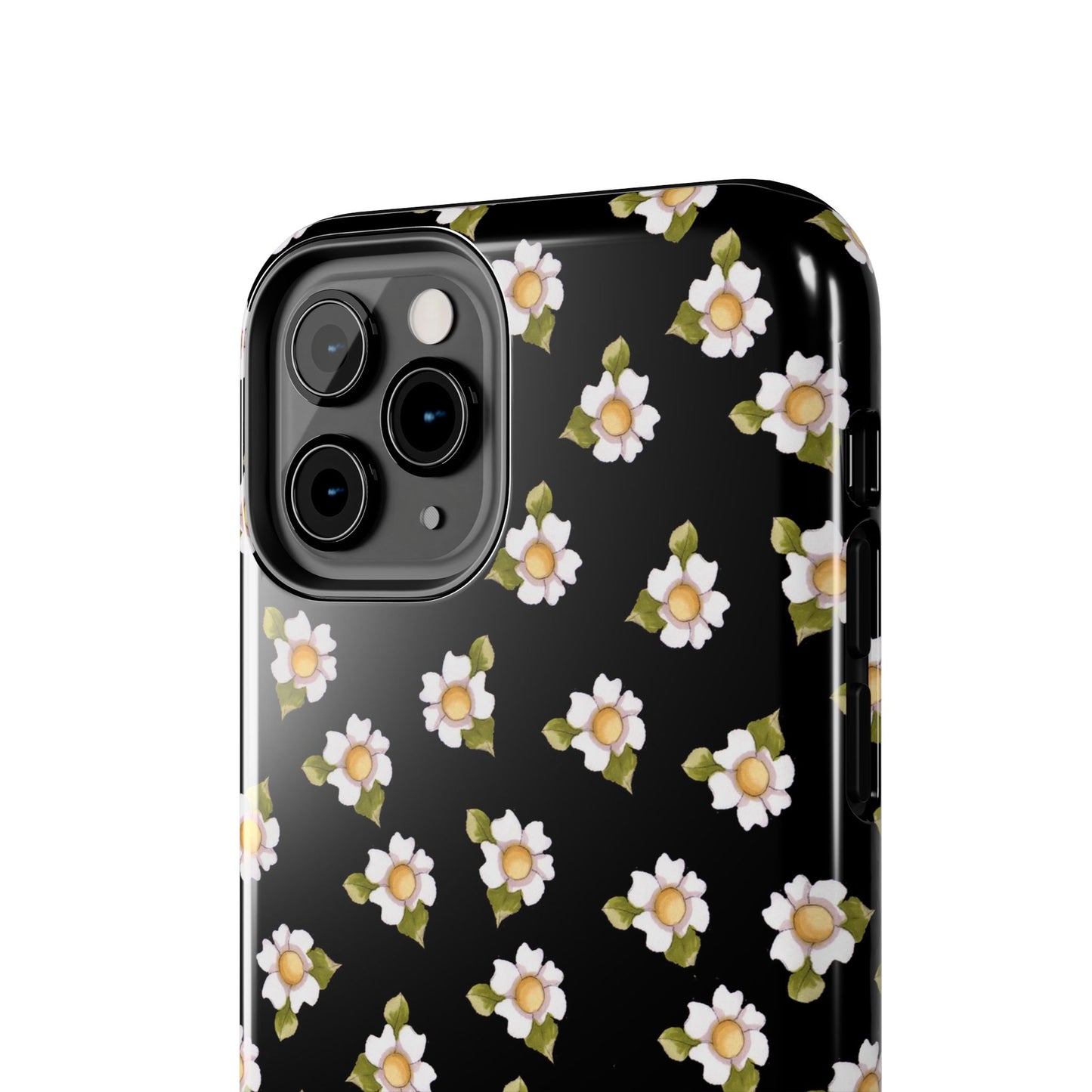 Daisies Black Phone Case