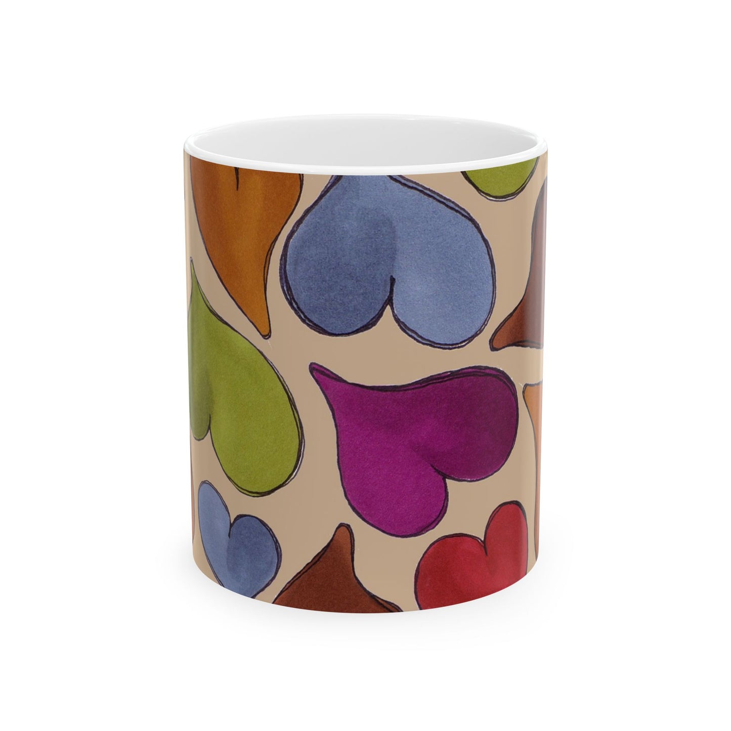 Big Hearted Khaki Cup