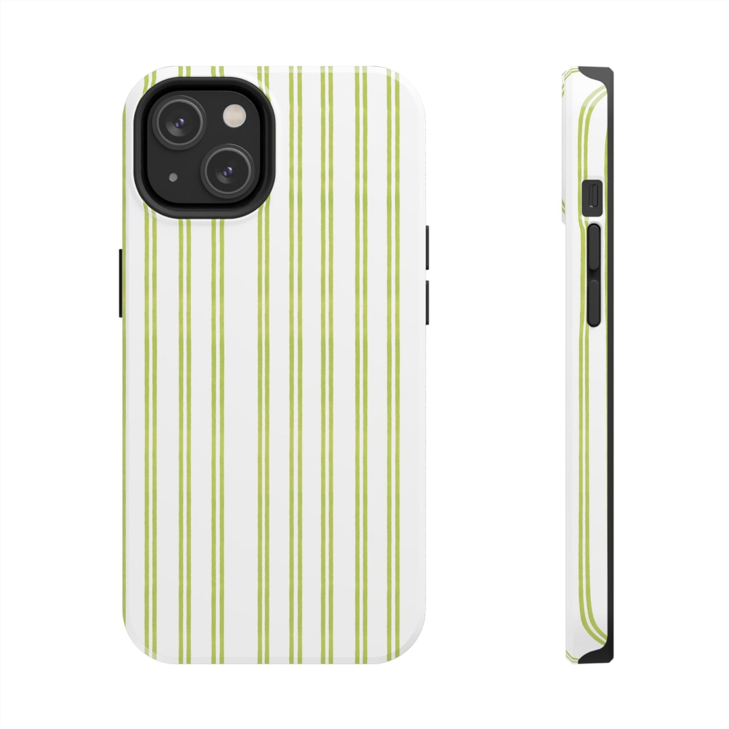 Green Double Stripe Phone Case