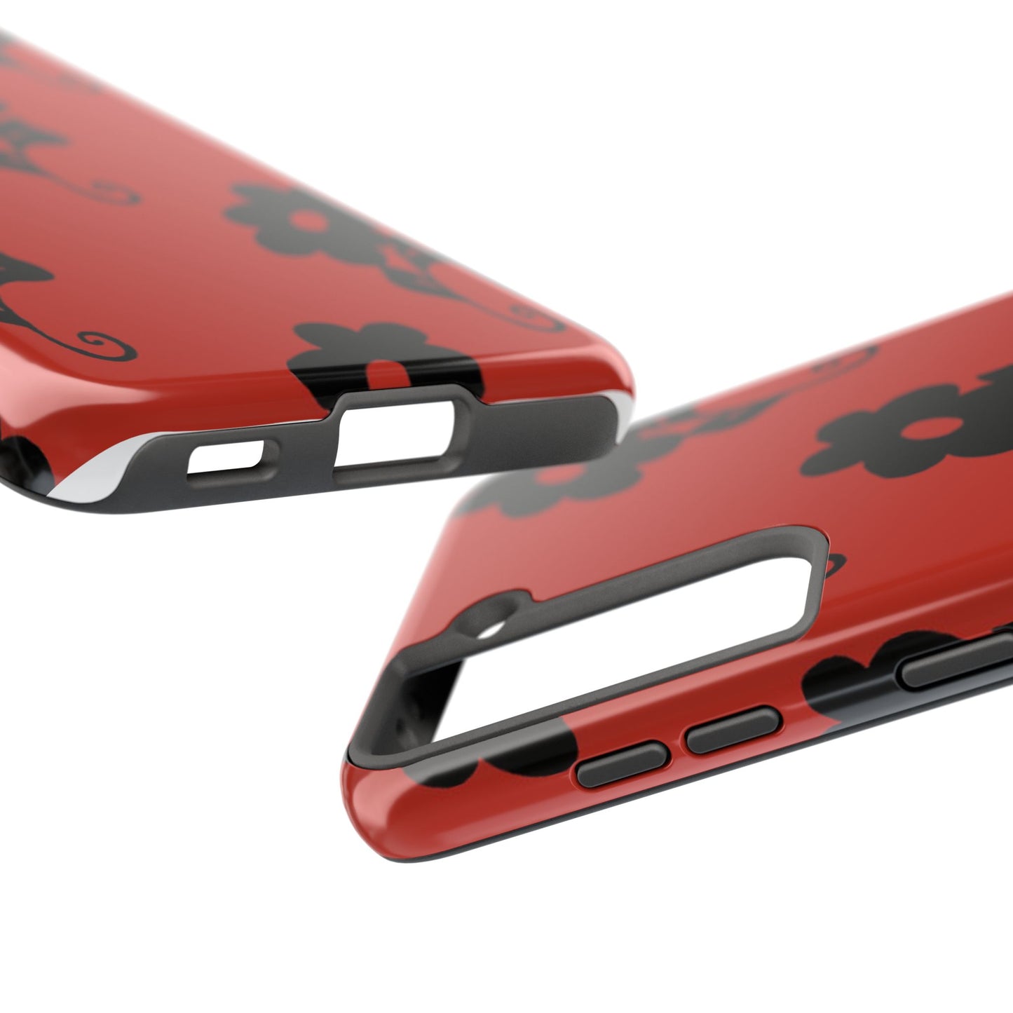 Daring Daisy Red Phone Case