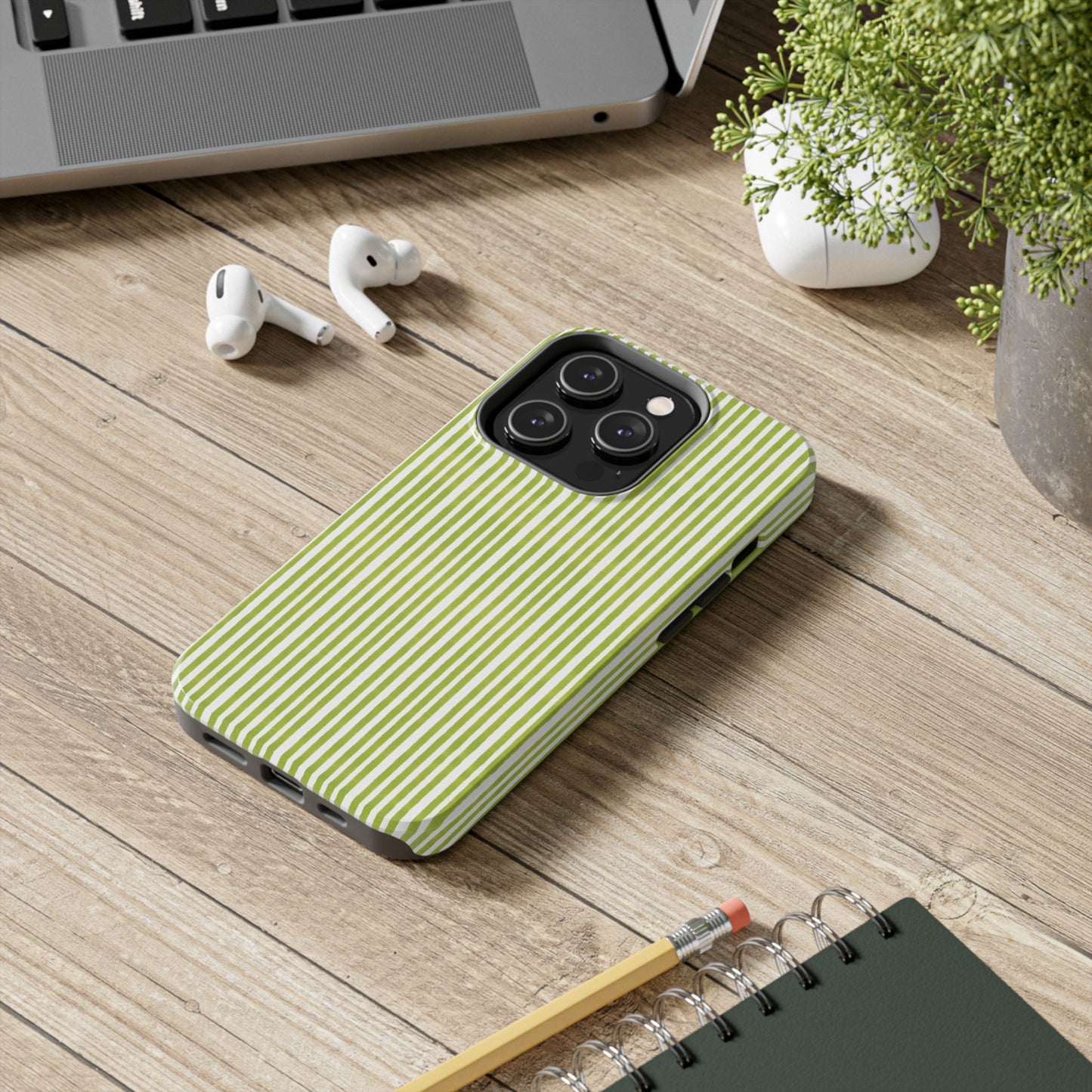 Lazy Stripe Green Phone Case