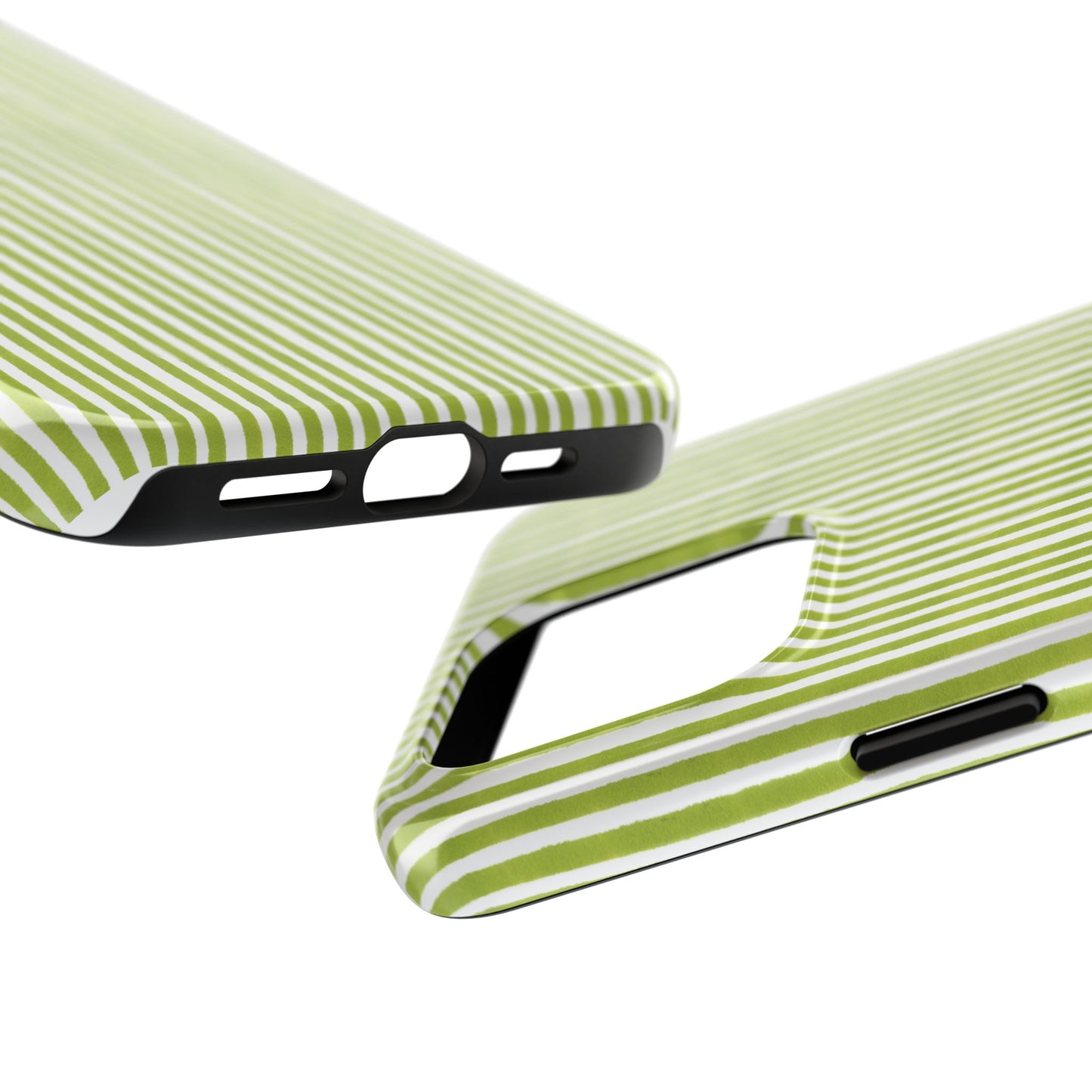Lazy Stripe Lime Phone Case