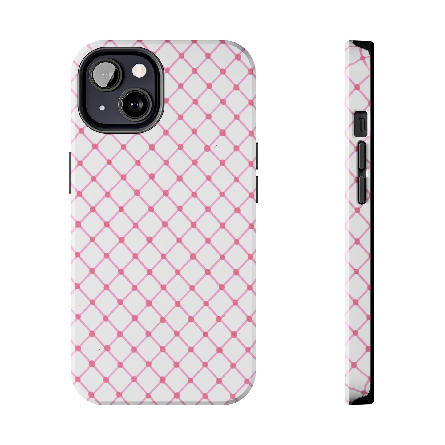 Cyclone Fence White / Pink Phone Case
