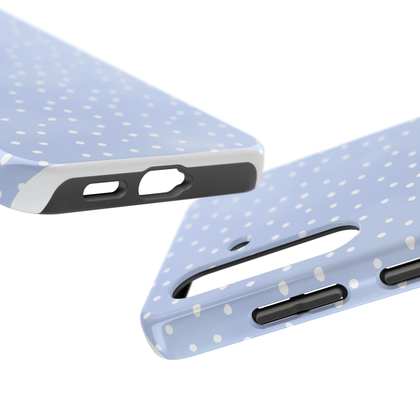 Petite Dots Blue / White Phone Case