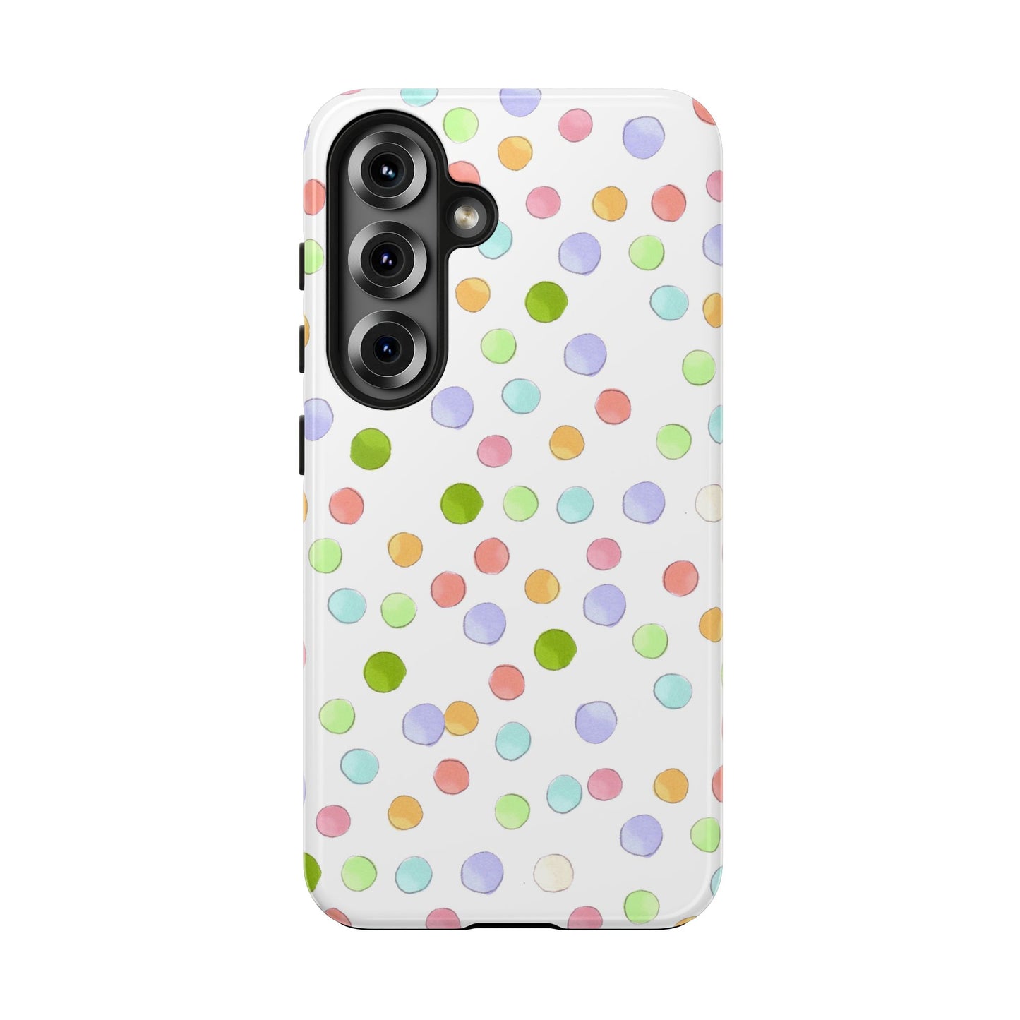 Happy Dots White Phone Case