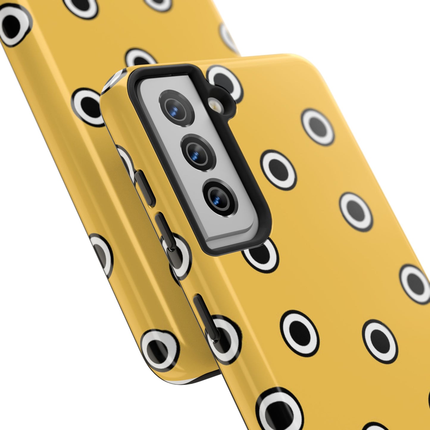 CD Dots Yellow / Black Phone Case