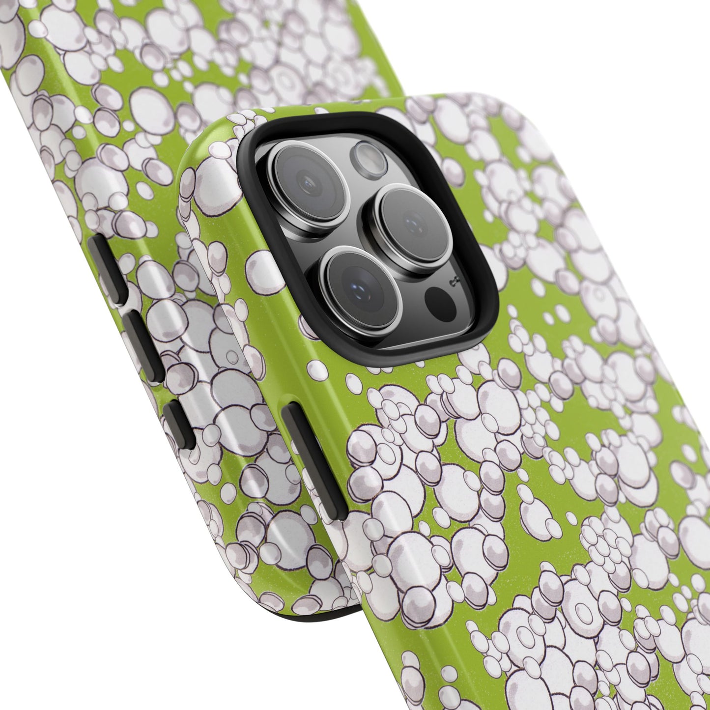 Bubble Dots Green Phone Case