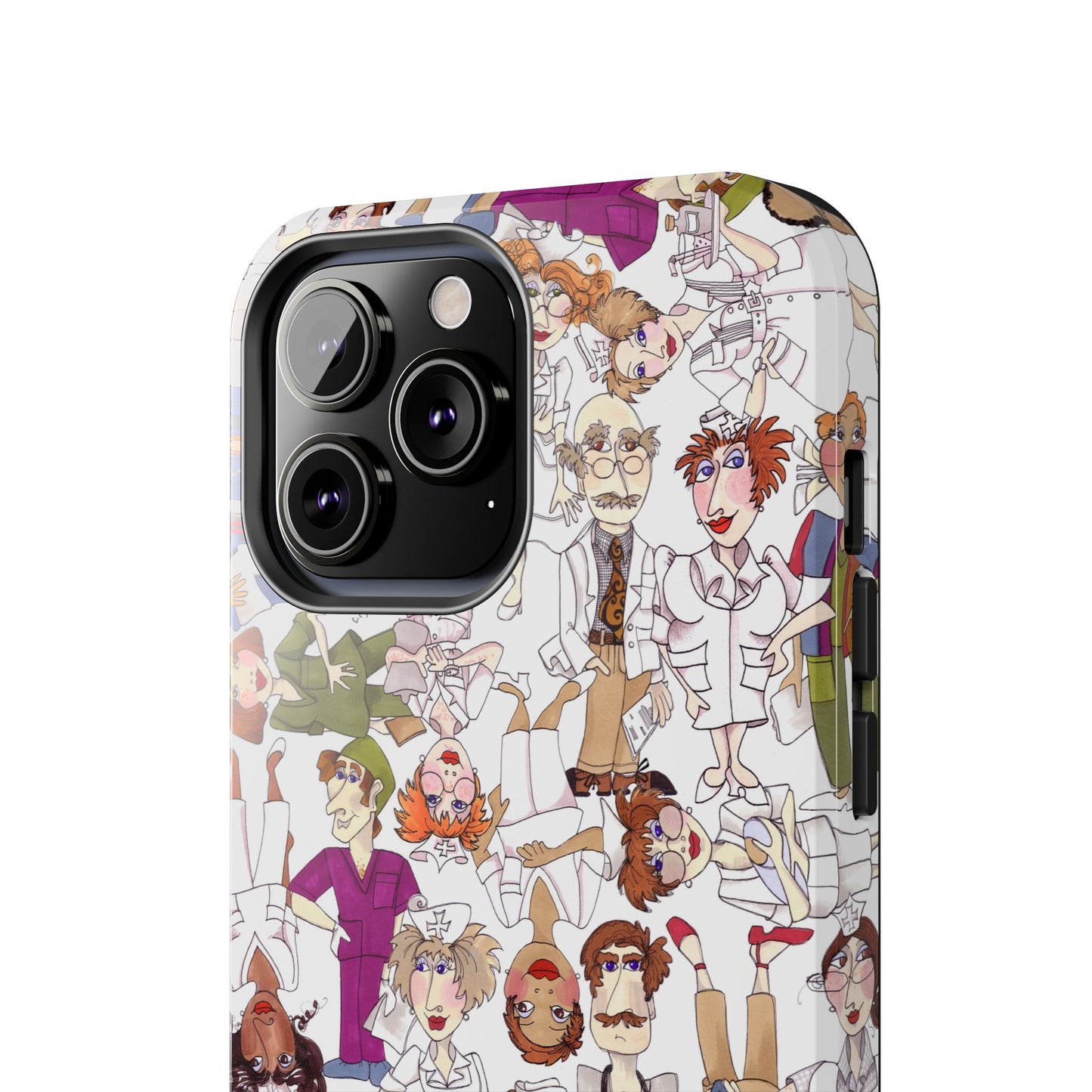 Diverse Nurse White Phone Case