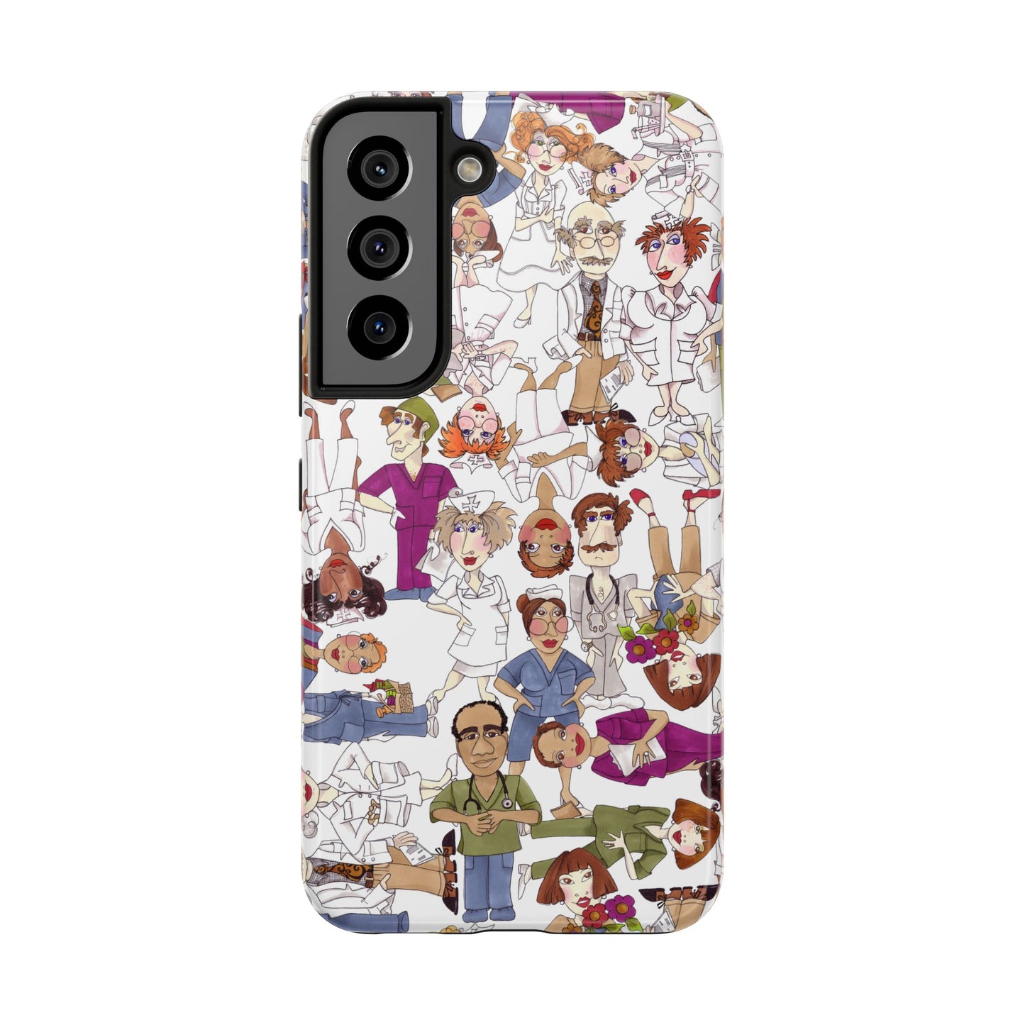 Diverse Nurse White Phone Case
