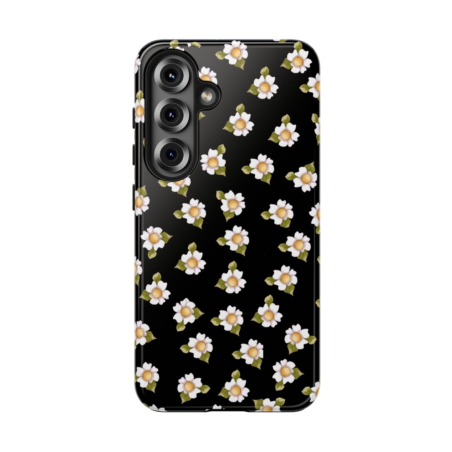 Daisies Black Phone Case