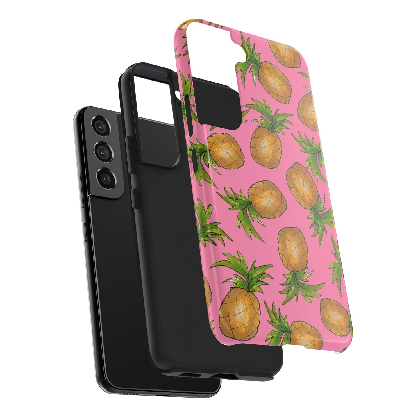 Pineapple Toss Pink Phone Case